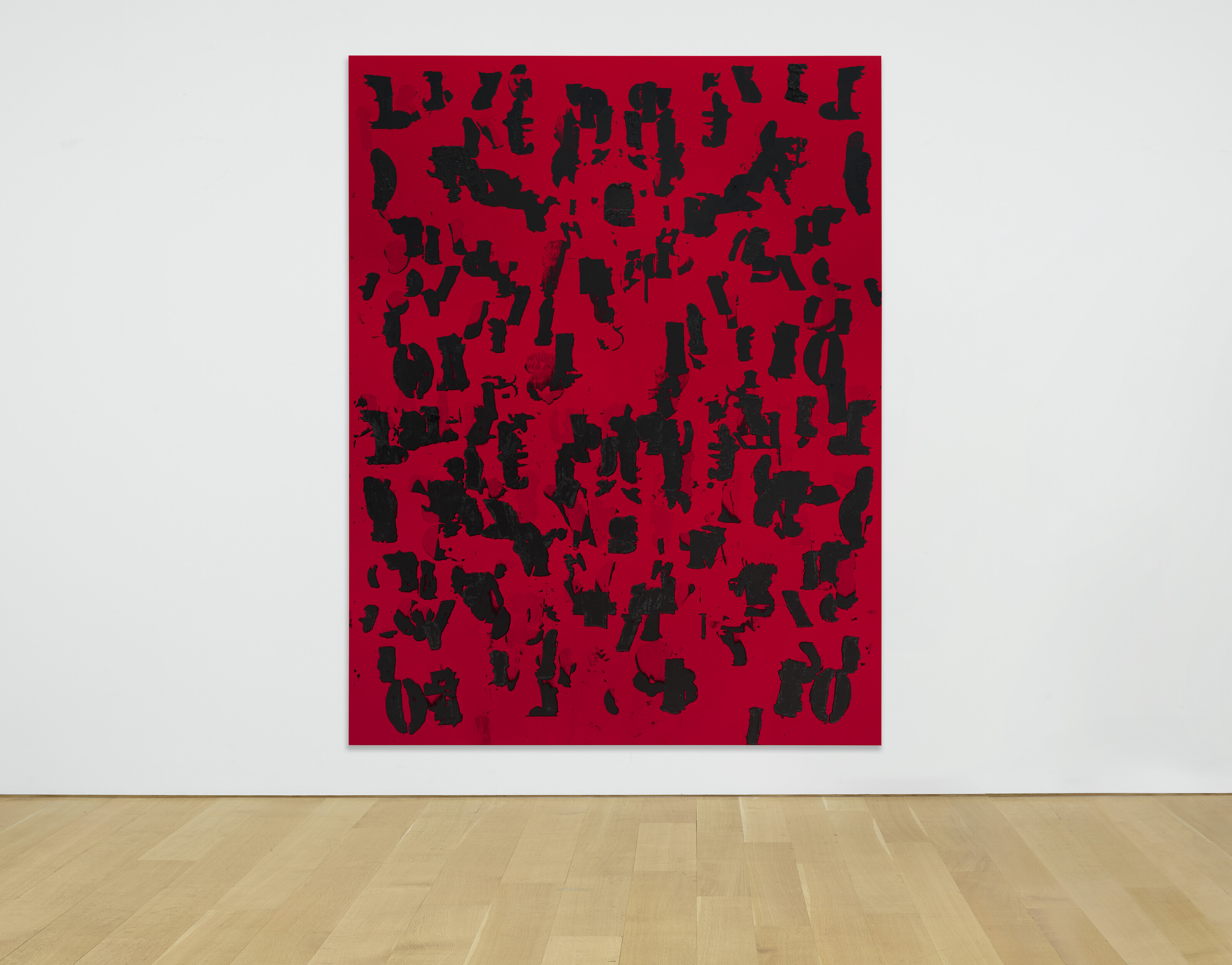 Glenn Ligon — Поле обломков (красное) #1, изображение 2