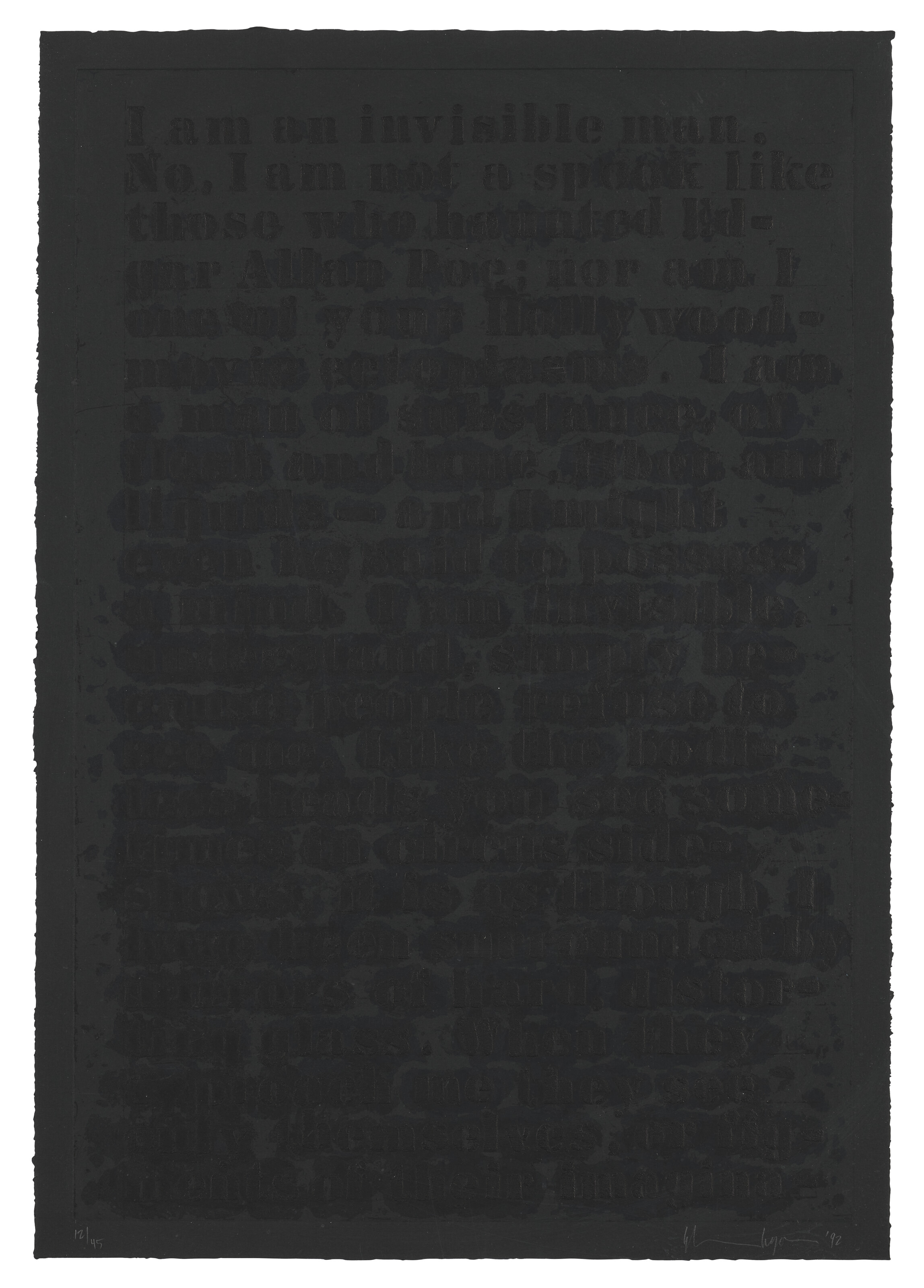 Glenn Ligon — Без названия (Четыре гравюры), изображение 3