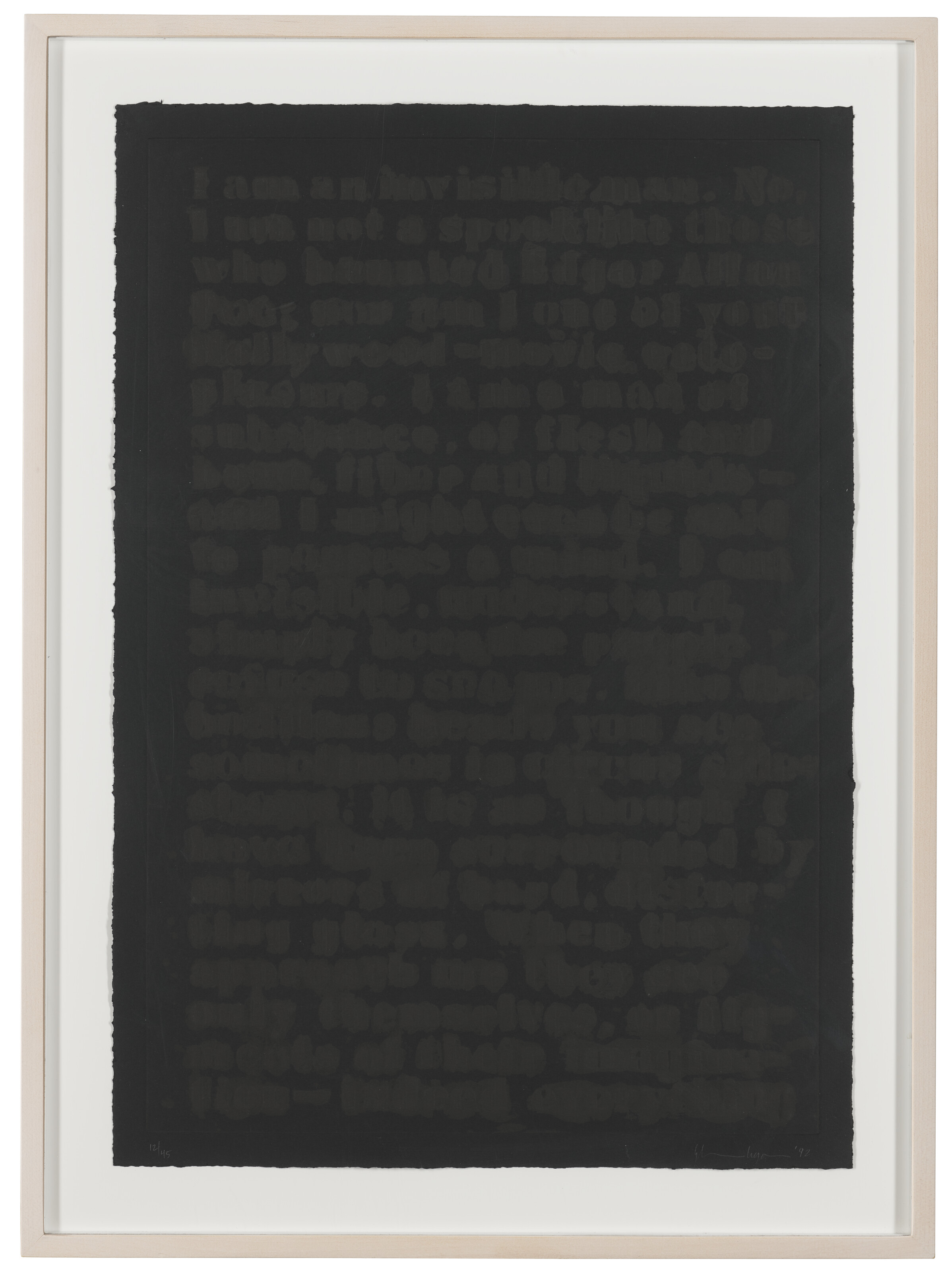 Glenn Ligon — Без названия (Четыре гравюры), изображение 6