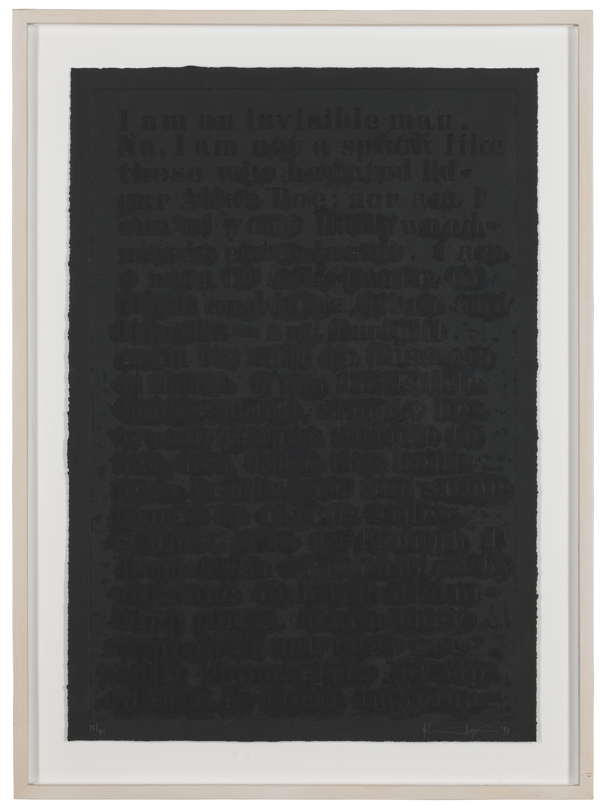 Glenn Ligon — Без названия (Четыре гравюры), изображение 7