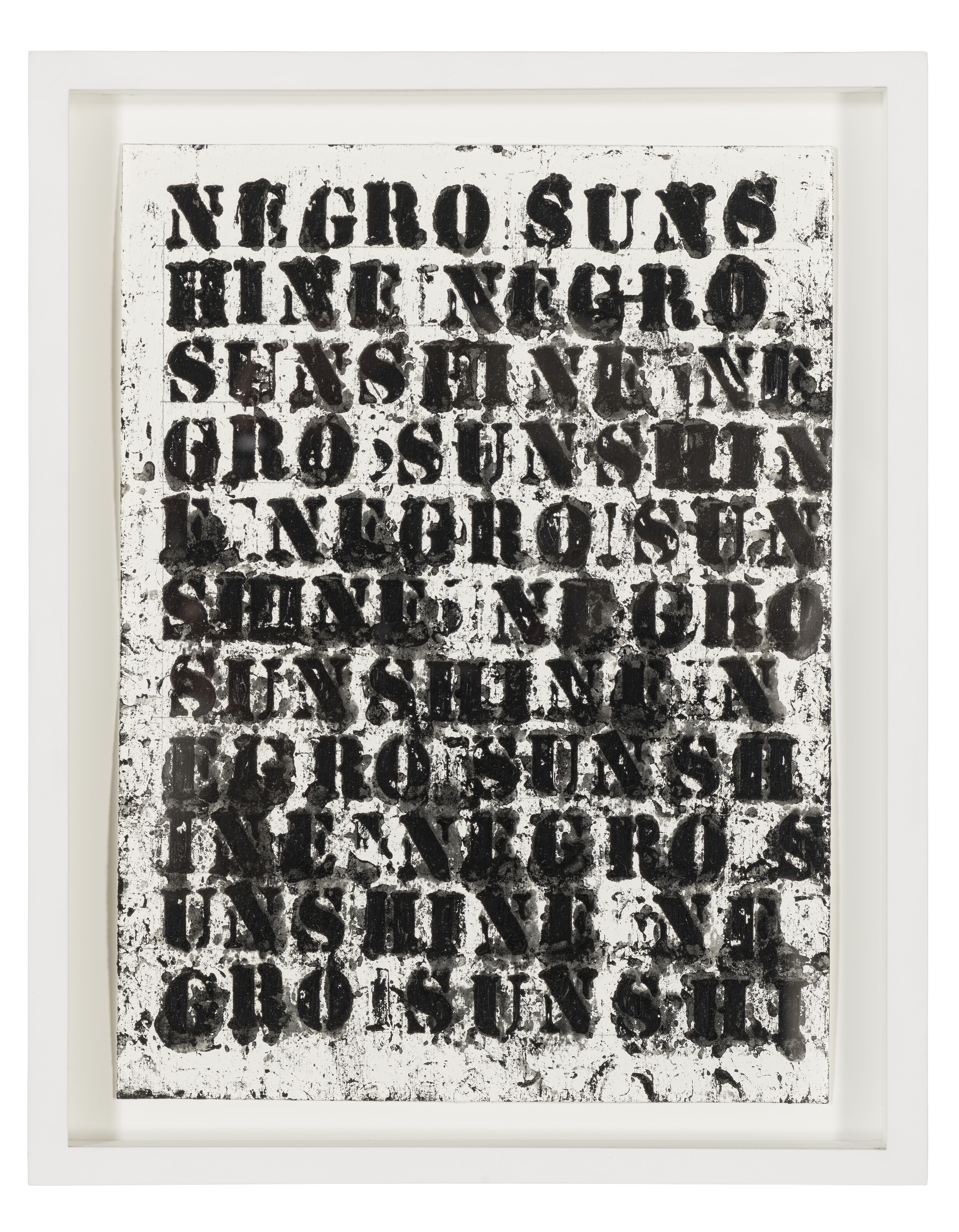 Glenn Ligon — Этюд для Negro Sunshine II #32, изображение 2