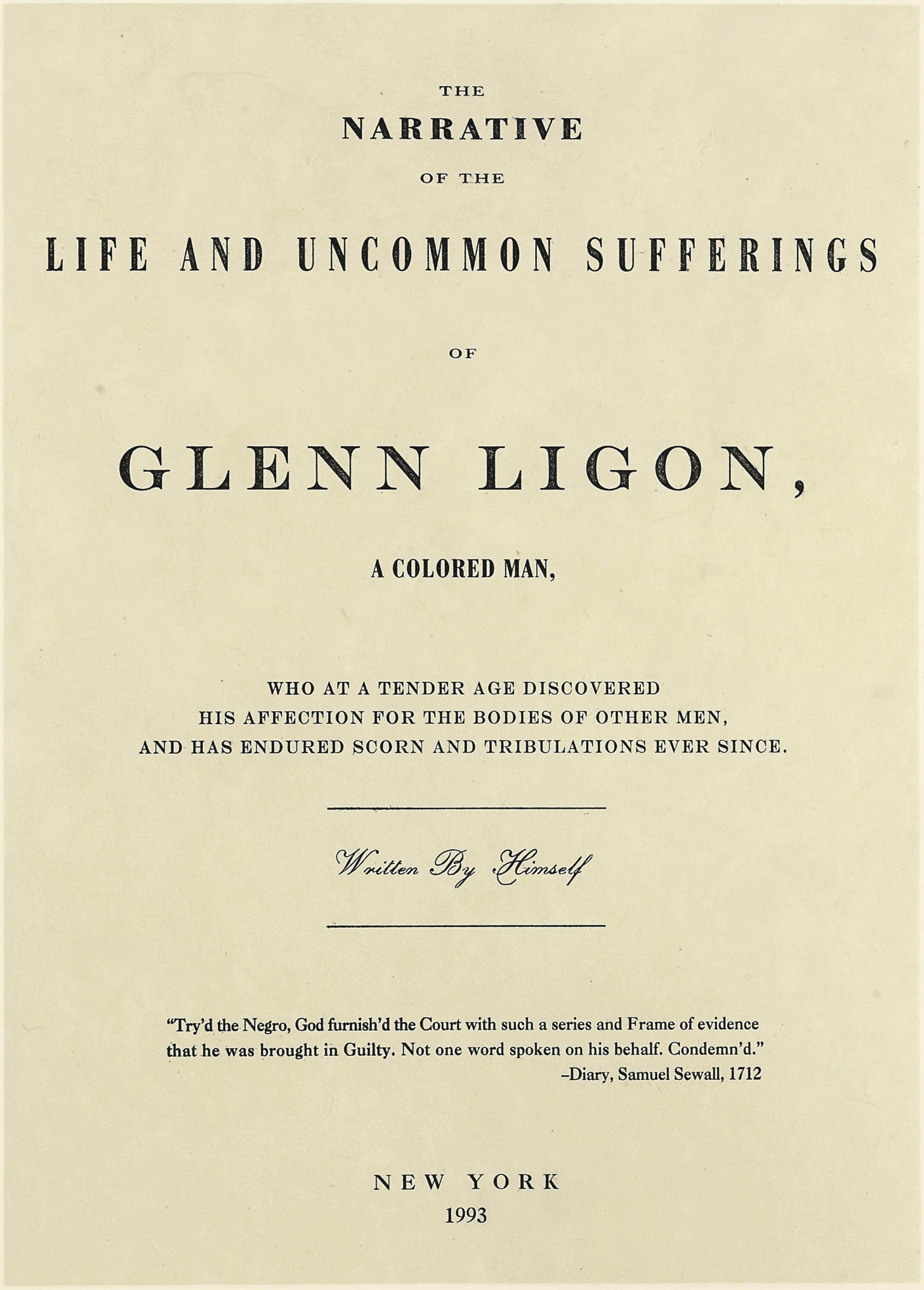 Glenn Ligon — Повествования, изображение 10