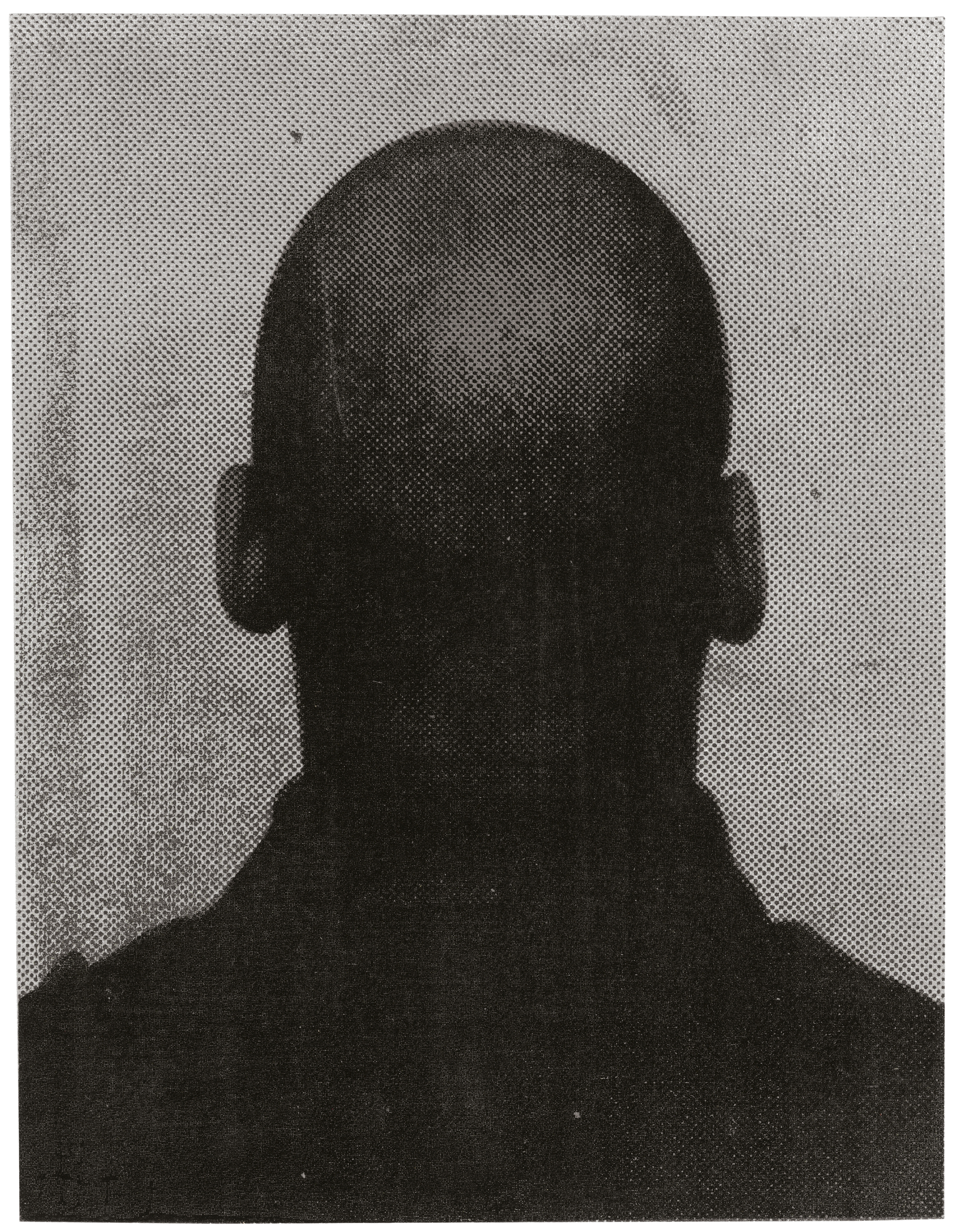 Glenn Ligon — Серебряный автопортрет №1