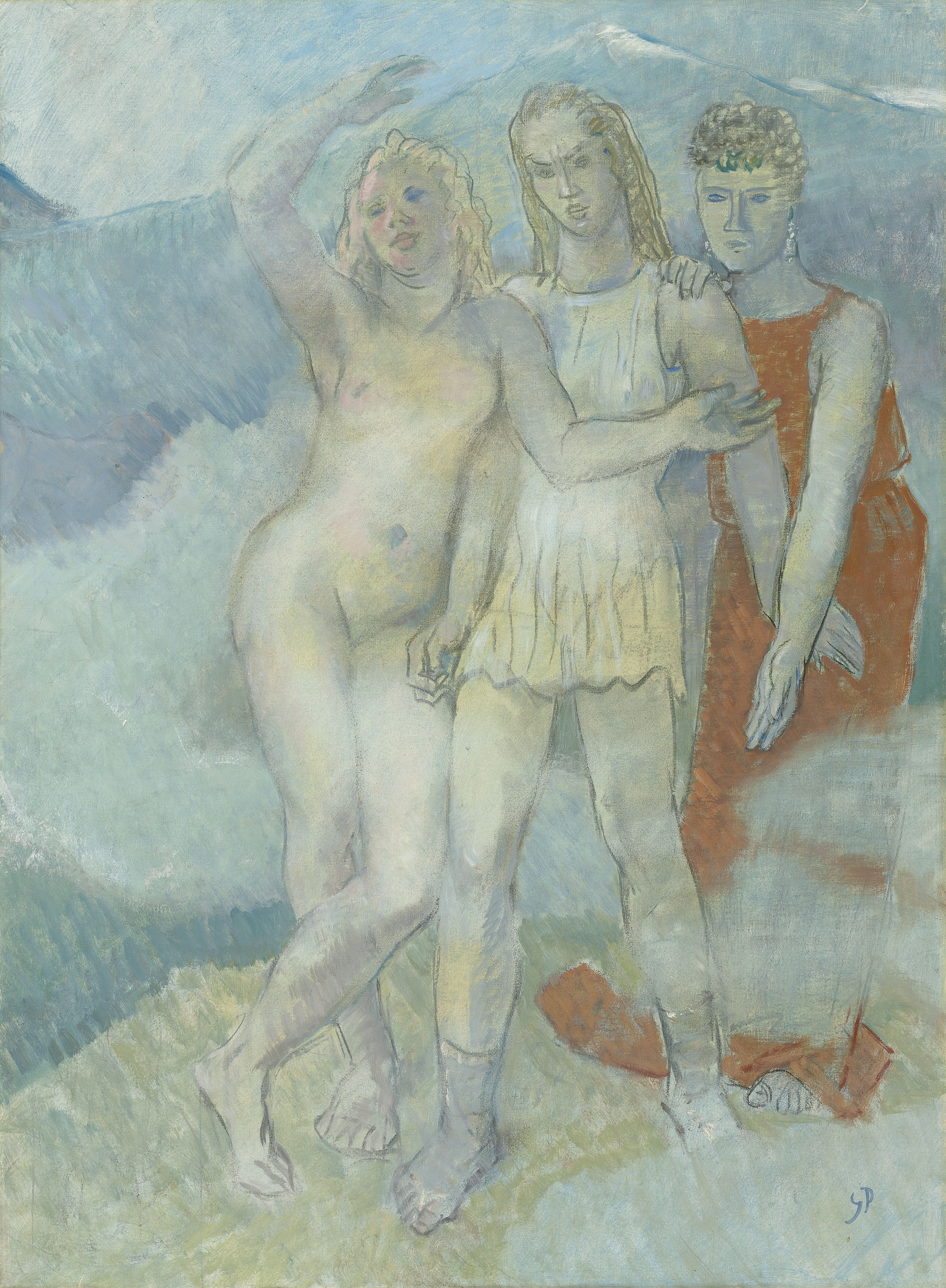 Glyn Warren Philpot — Богини, сражающиеся за яблоко