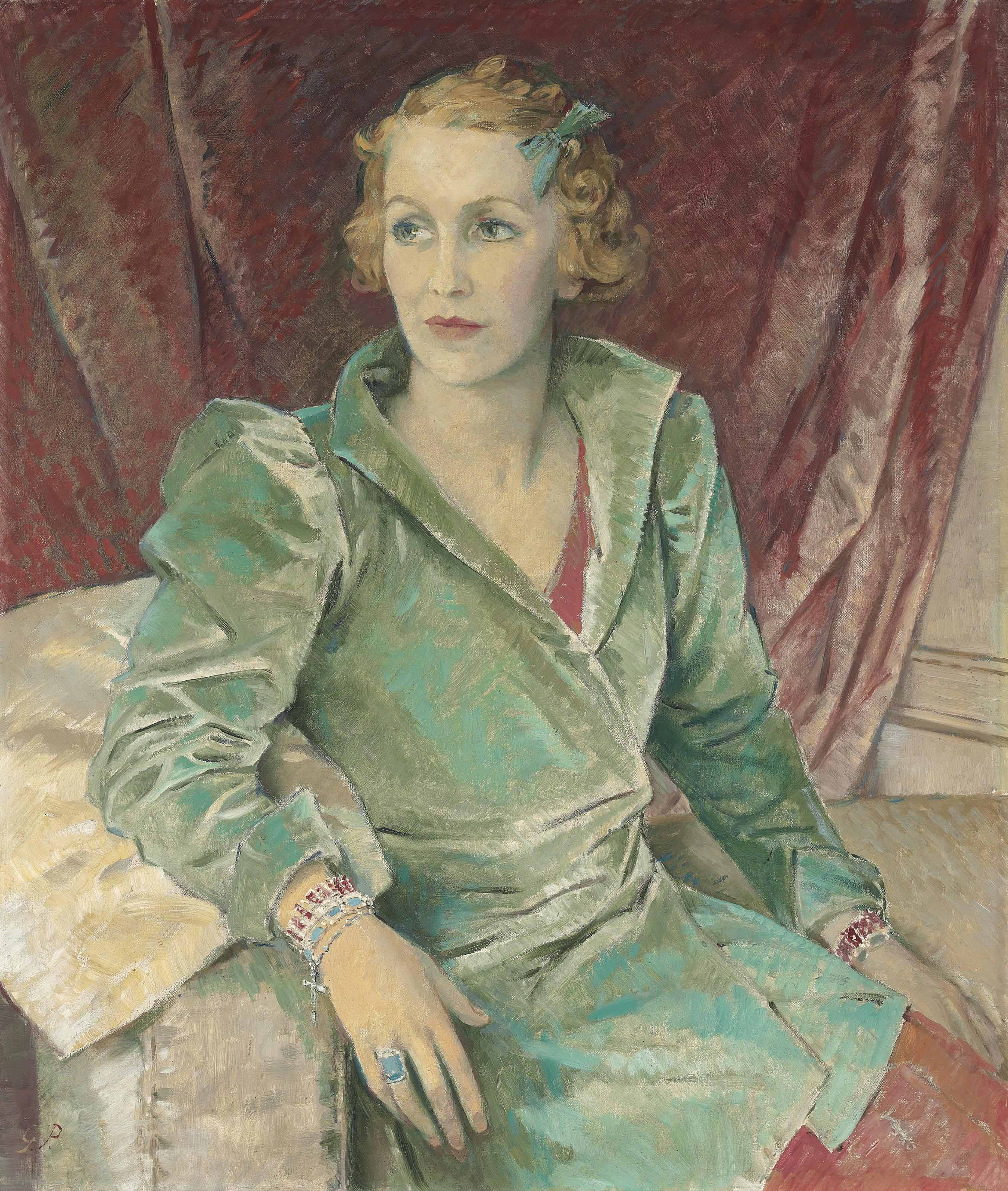 Glyn Warren Philpot — Портрет леди Бентхолл