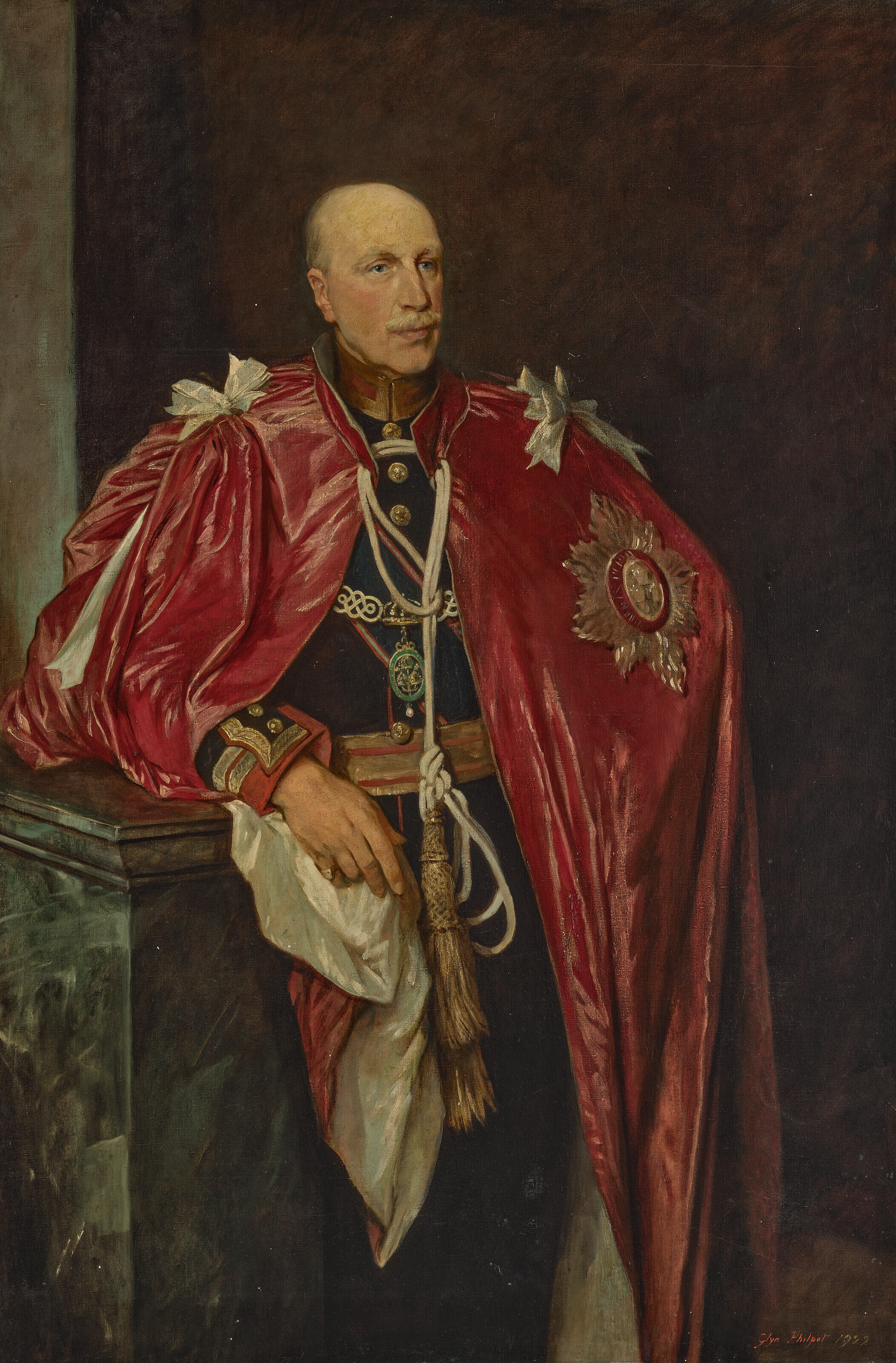 Glyn Warren Philpot — Реджинальд Балиол Бретт, 2-й виконт Эшер, в мантии ордена Бани