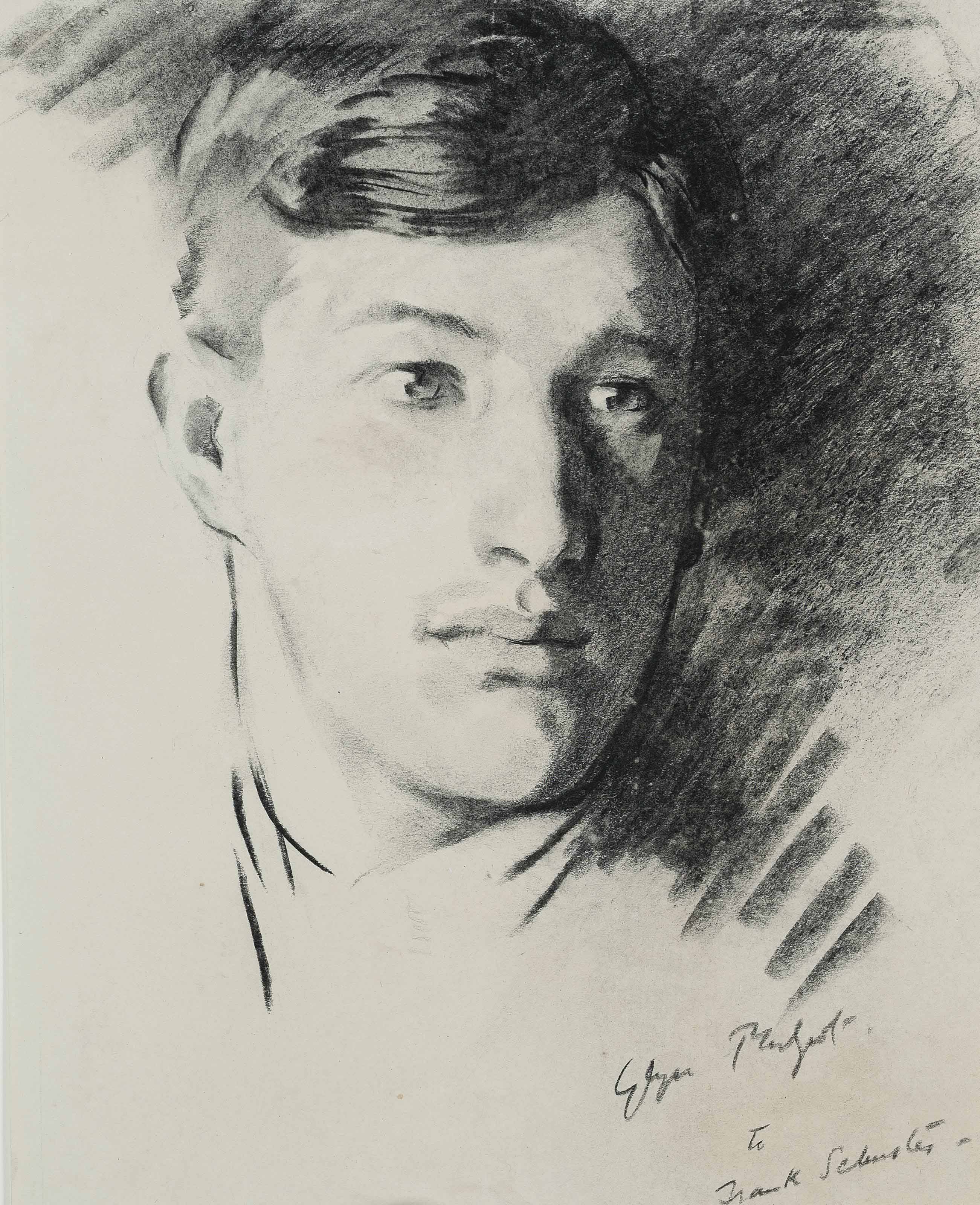 Glyn Warren Philpot — Портрет Фрэнка Шертеса