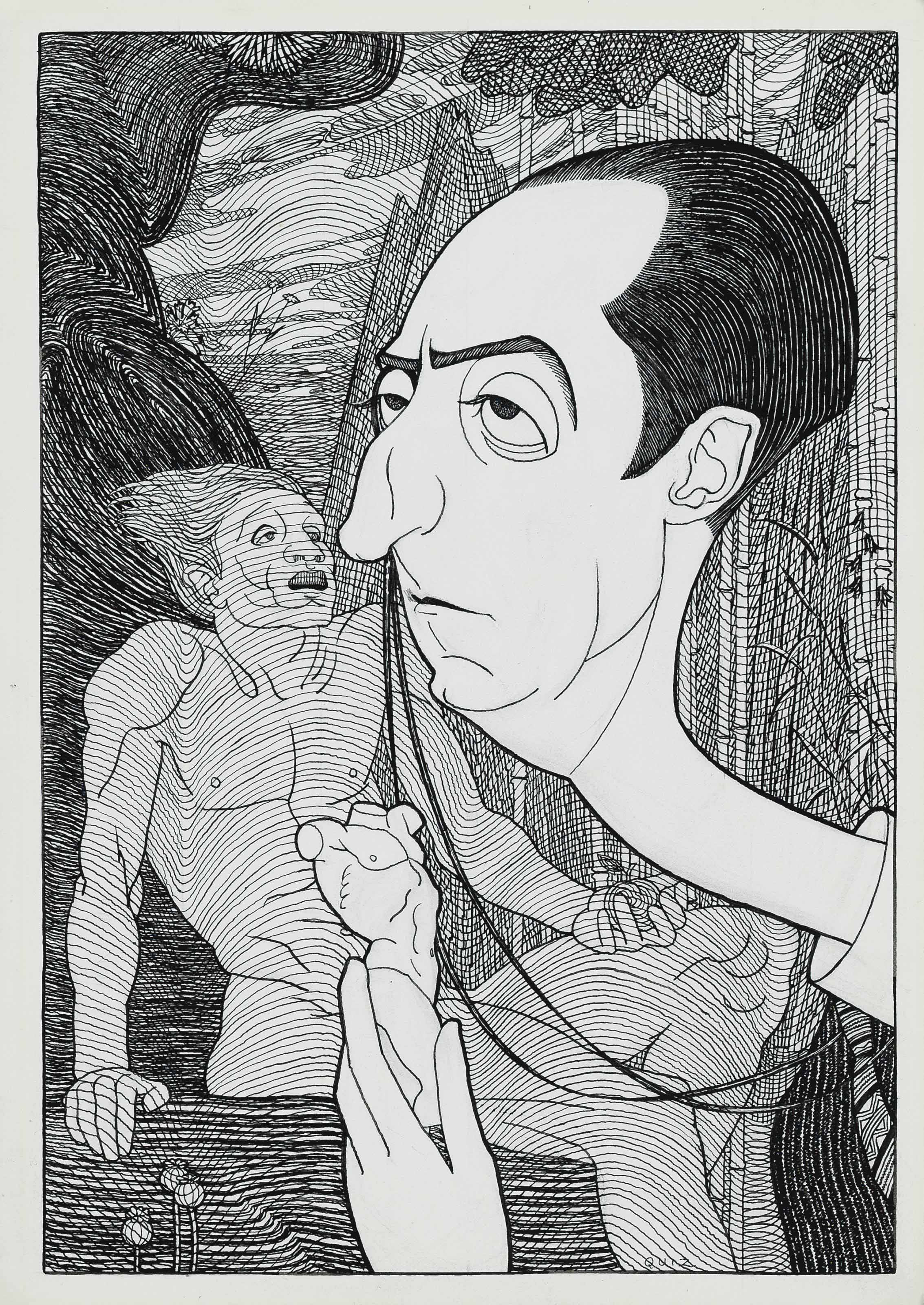Glyn Warren Philpot — Карикатура на Глина Уоррена Филпота