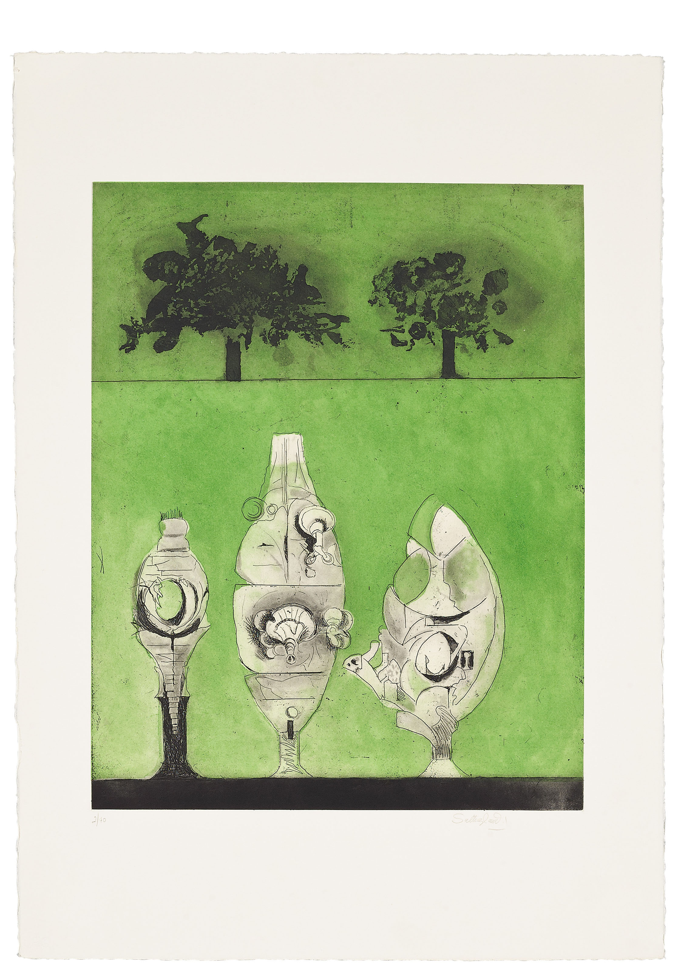 Graham Sutherland — Три постоянные формы, изображение 1