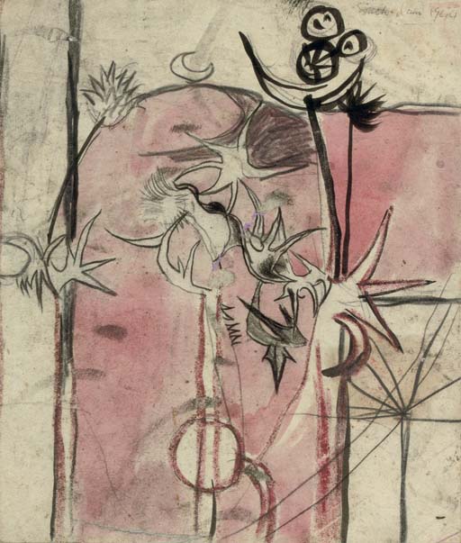 Graham Sutherland — Чертополох и шипы на розовом