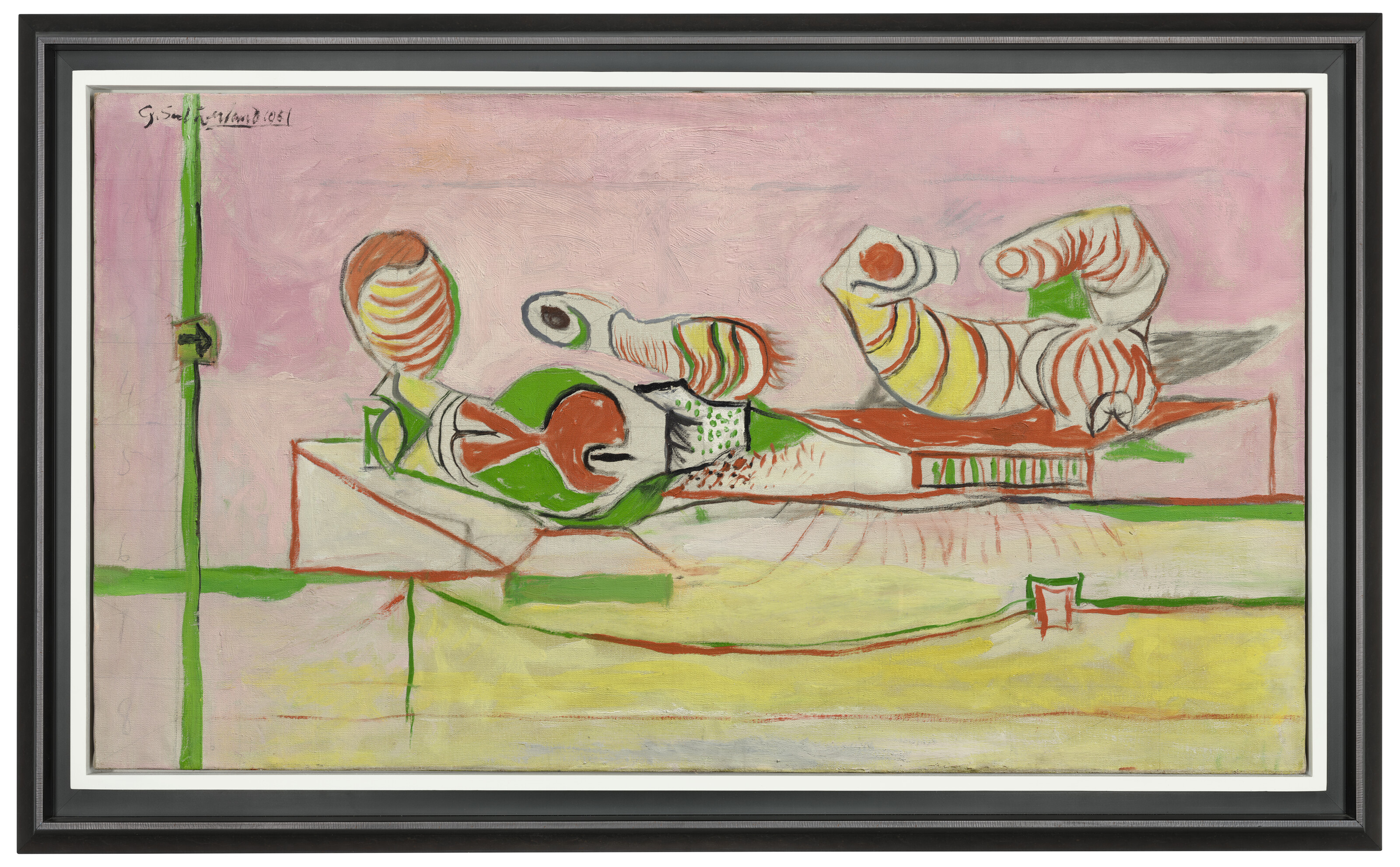 Graham Sutherland — Две формы в террасном ландшафте, изображение 2