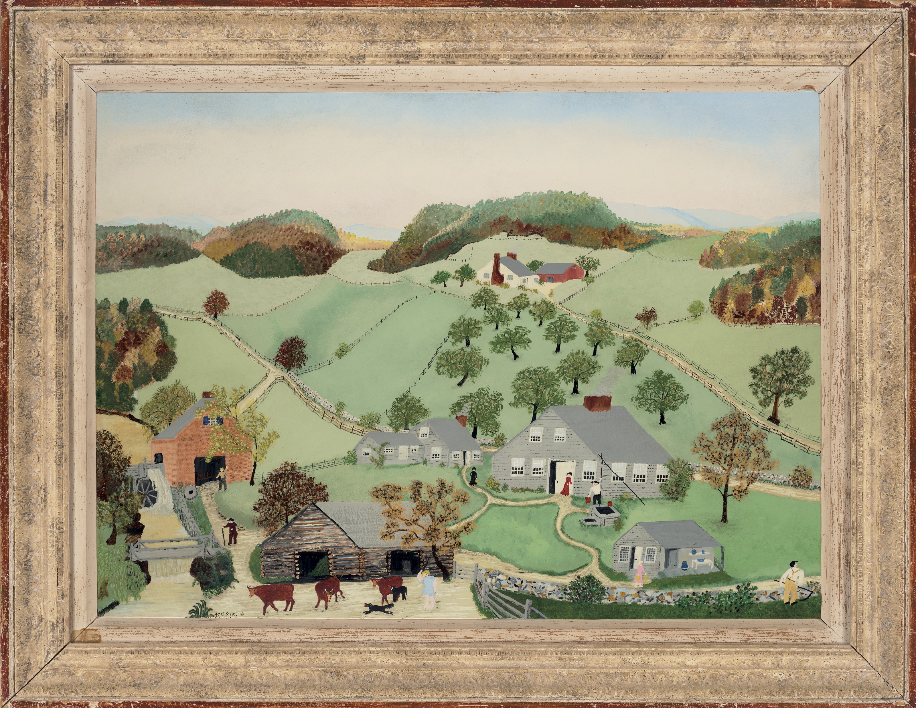 Grandma Moses — Старое дубовое ведро 1800 года выпуска, изображение 2