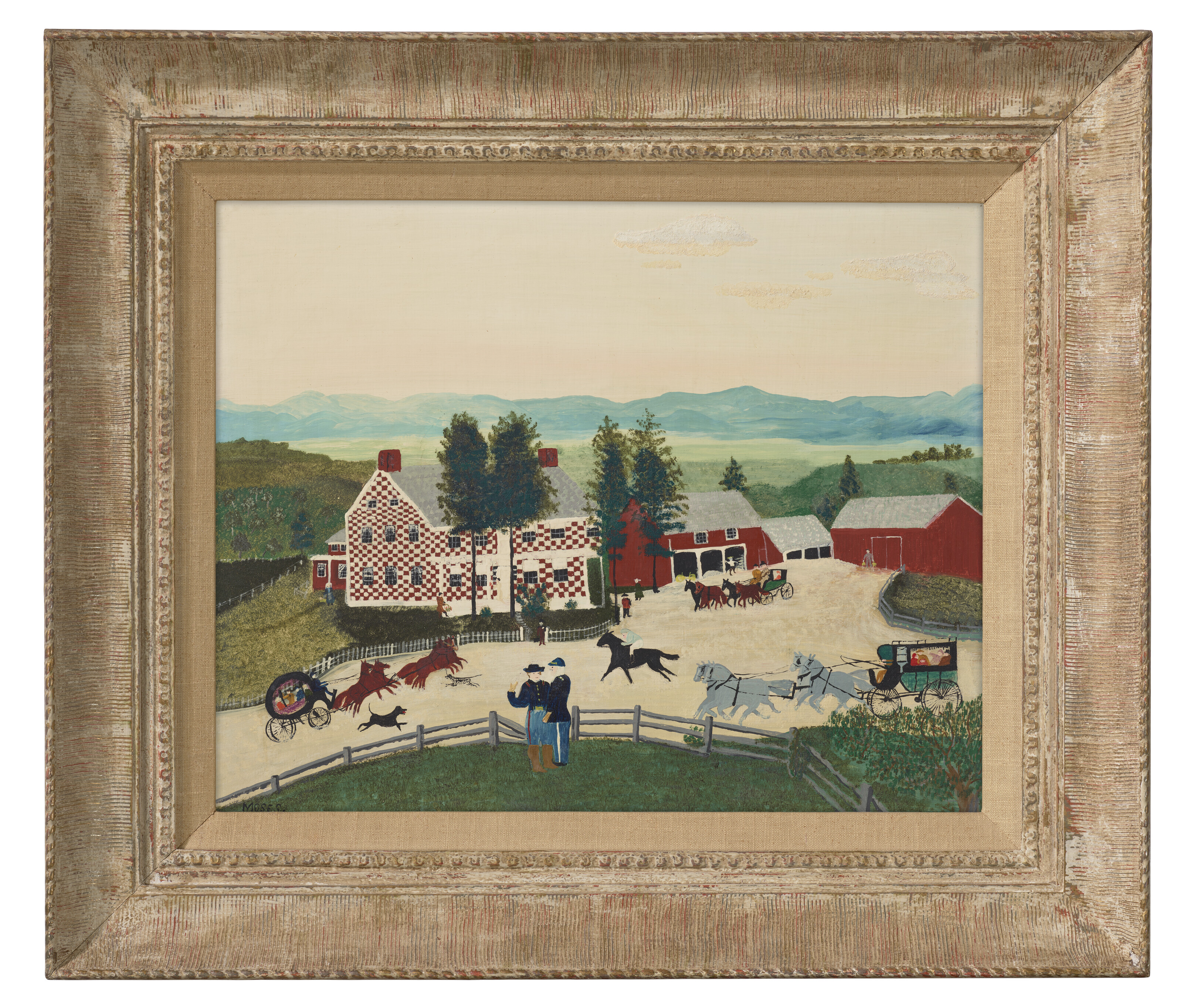 Grandma Moses — Старый клетчатый дом 1860 года постройки, изображение 2