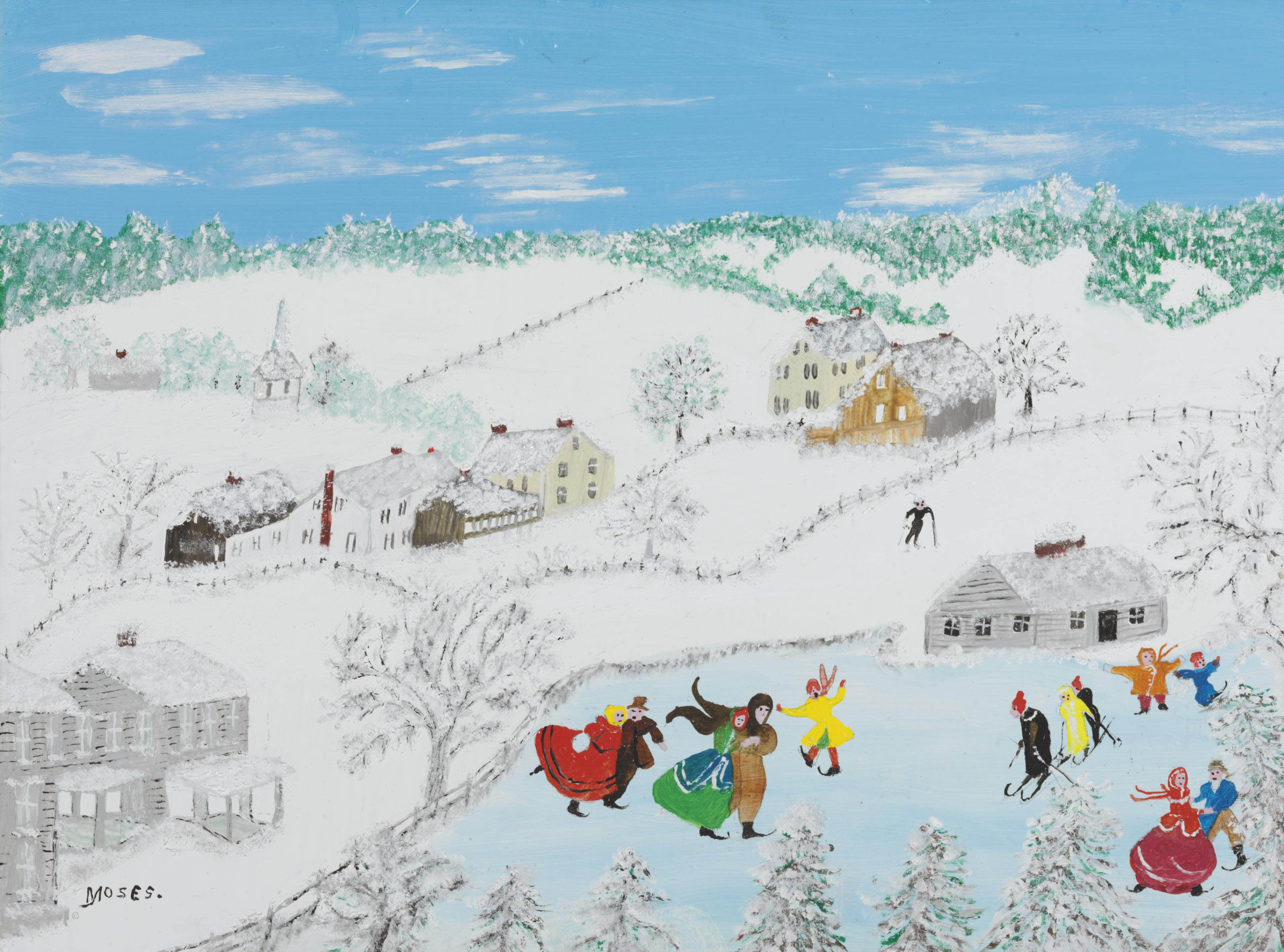 Grandma Moses — Катание на коньках