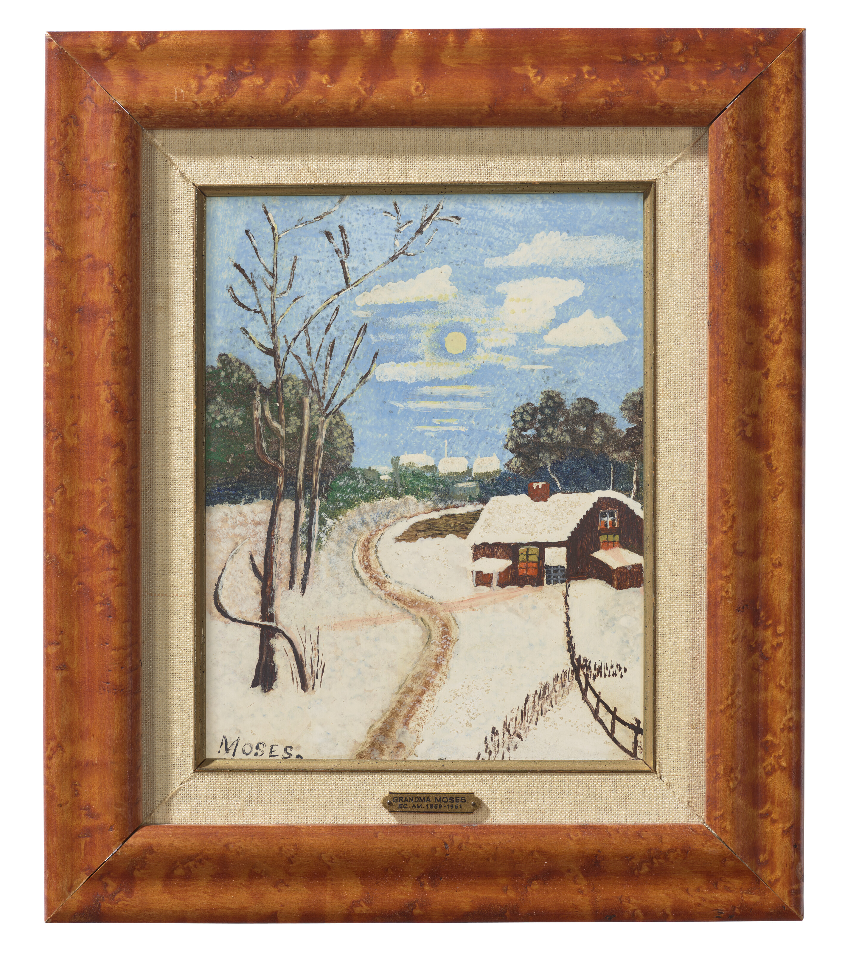 Grandma Moses — На проселочной дороге, № 2, изображение 2