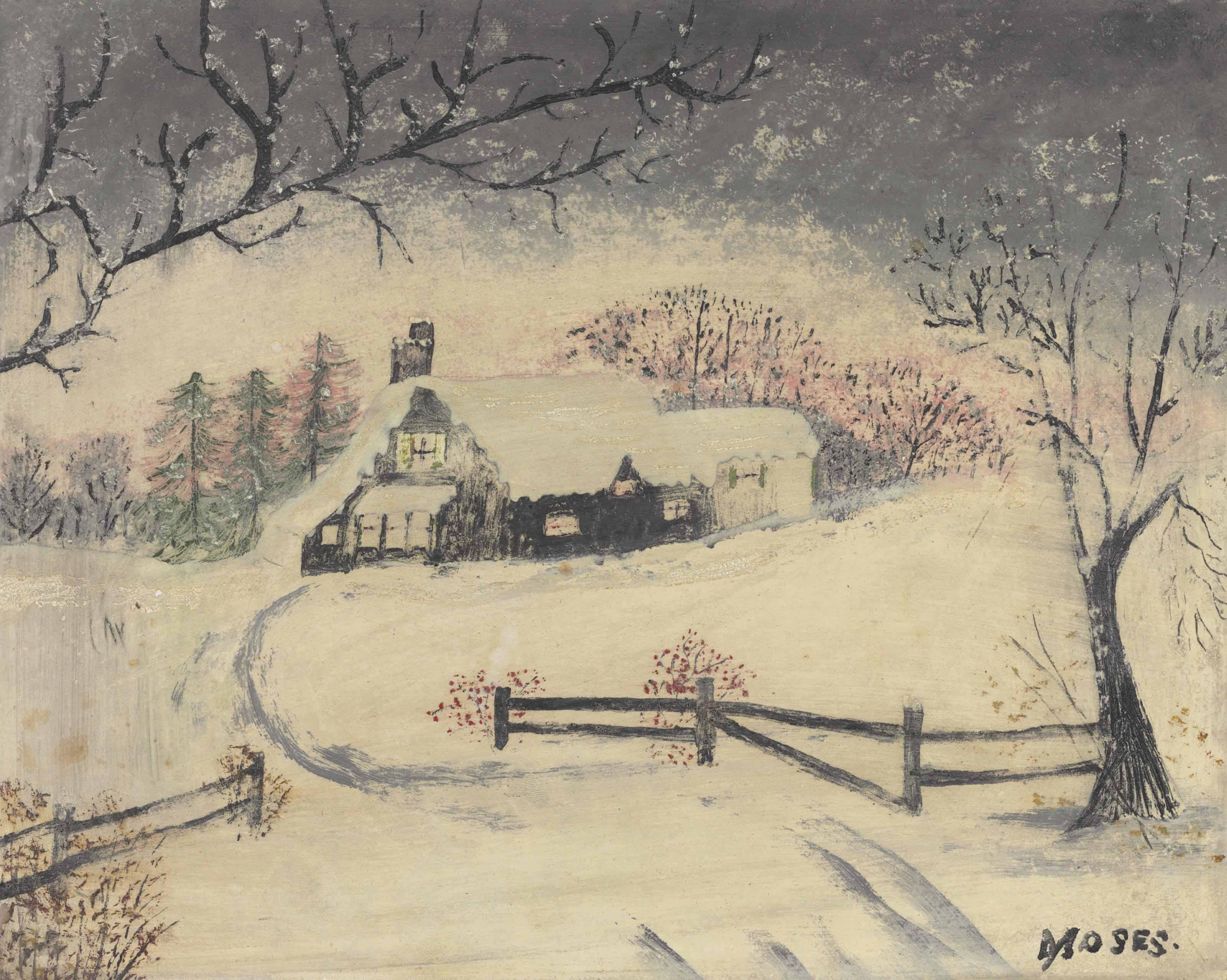 Grandma Moses — Канун зимы