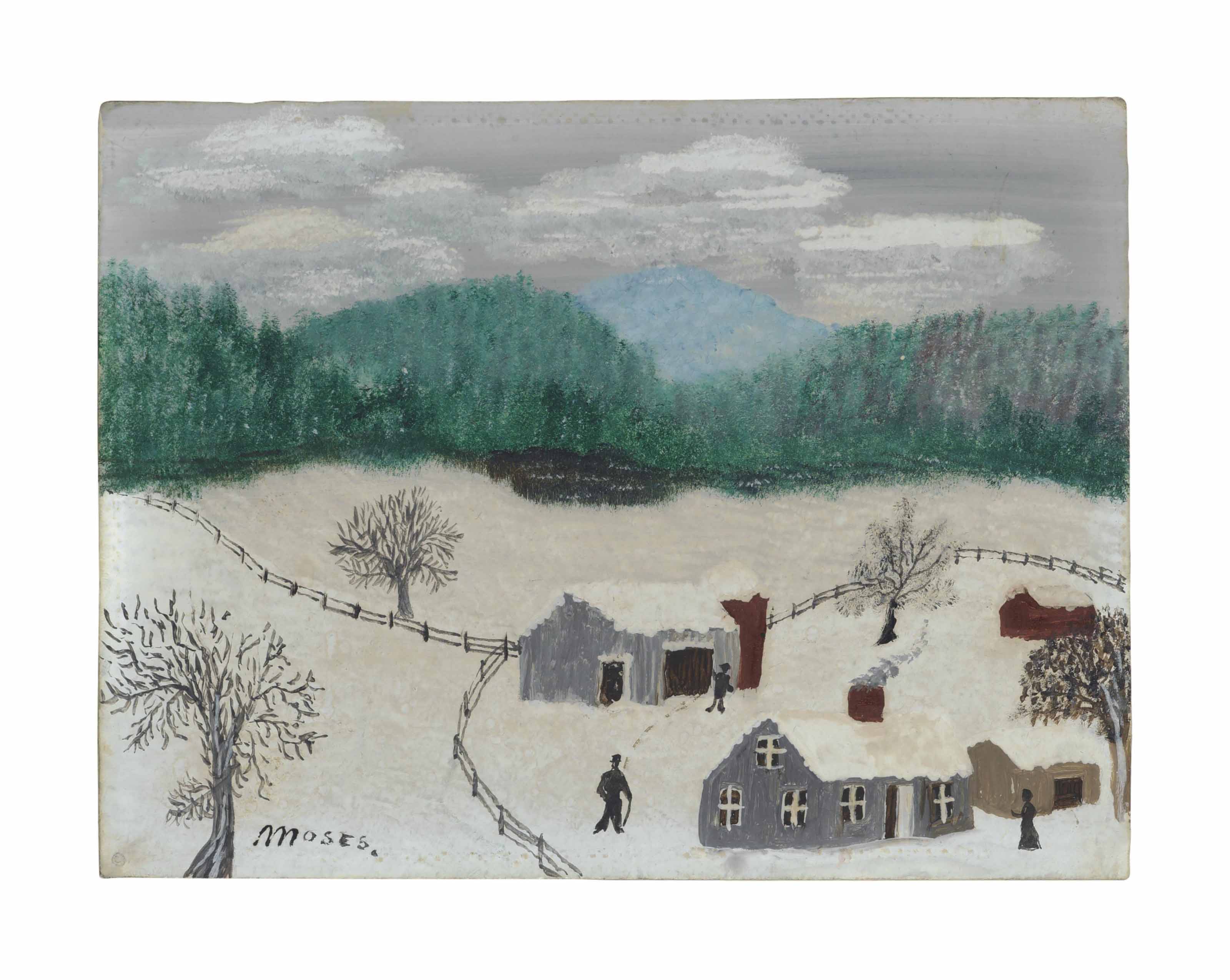 Grandma Moses — Близ Дорсета, 10 марта 1949 года