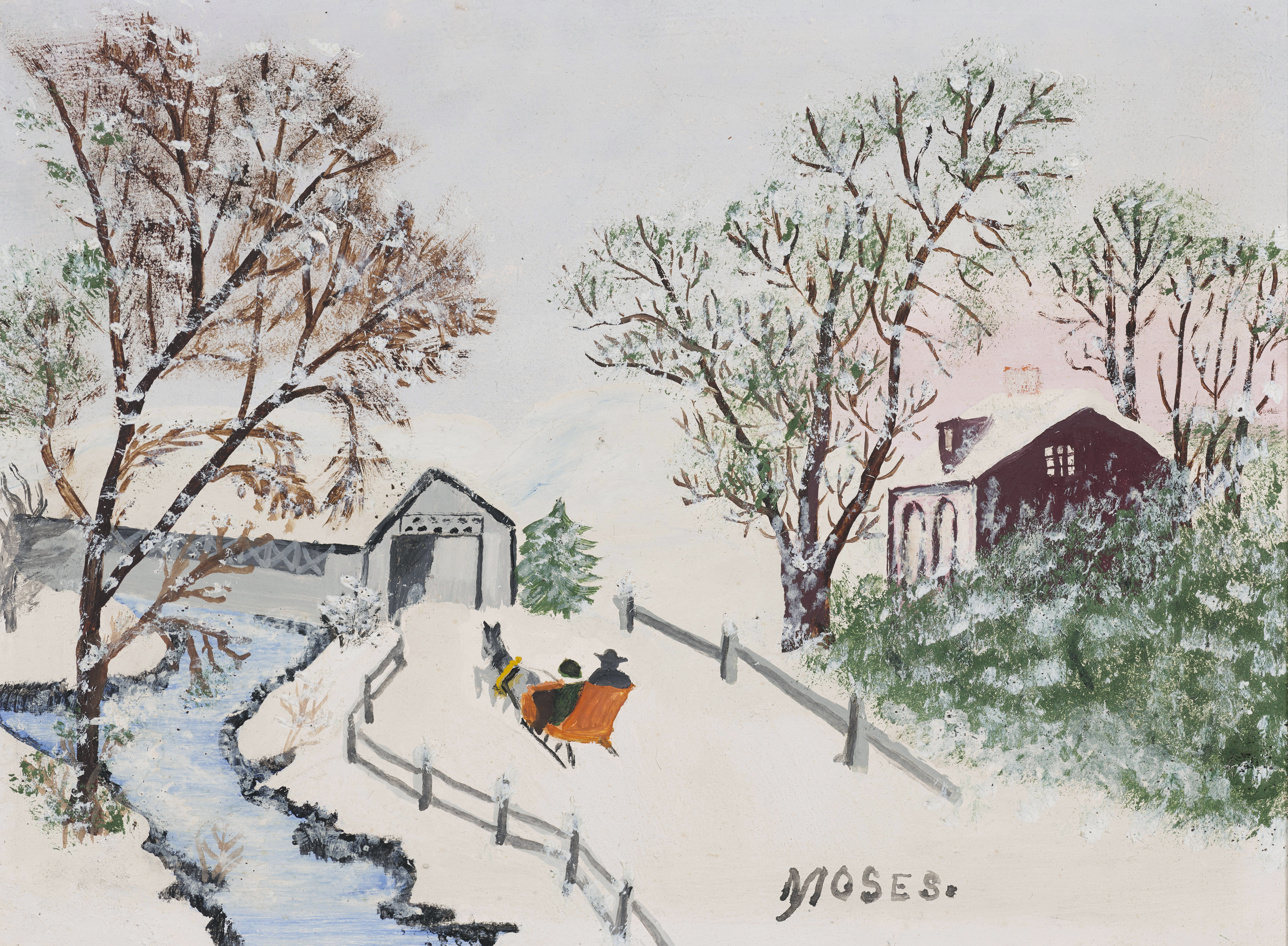 Grandma Moses — Крытый мост