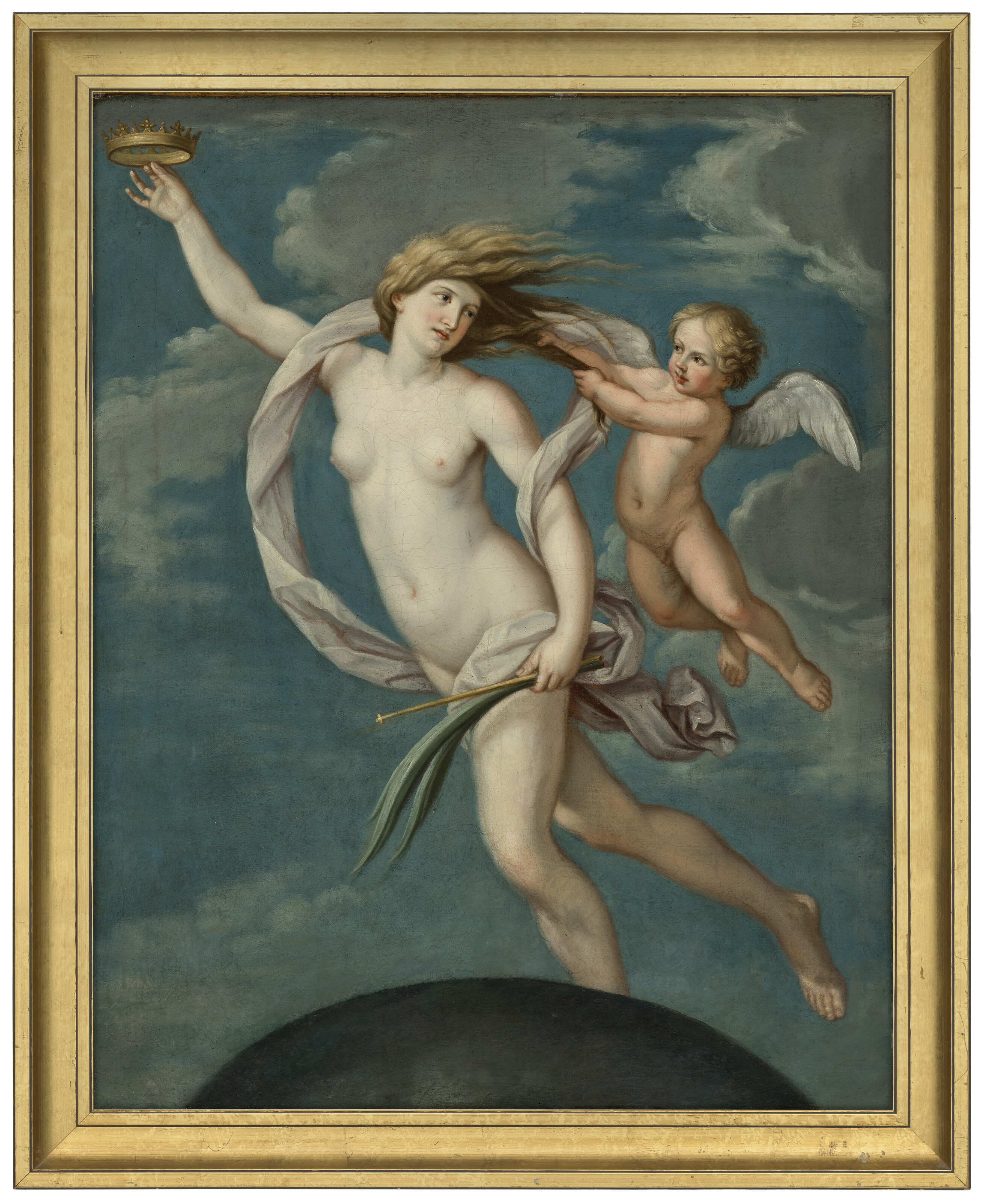 Guido Reni — Аллегория Фортуны с короной в руках, изображение 2