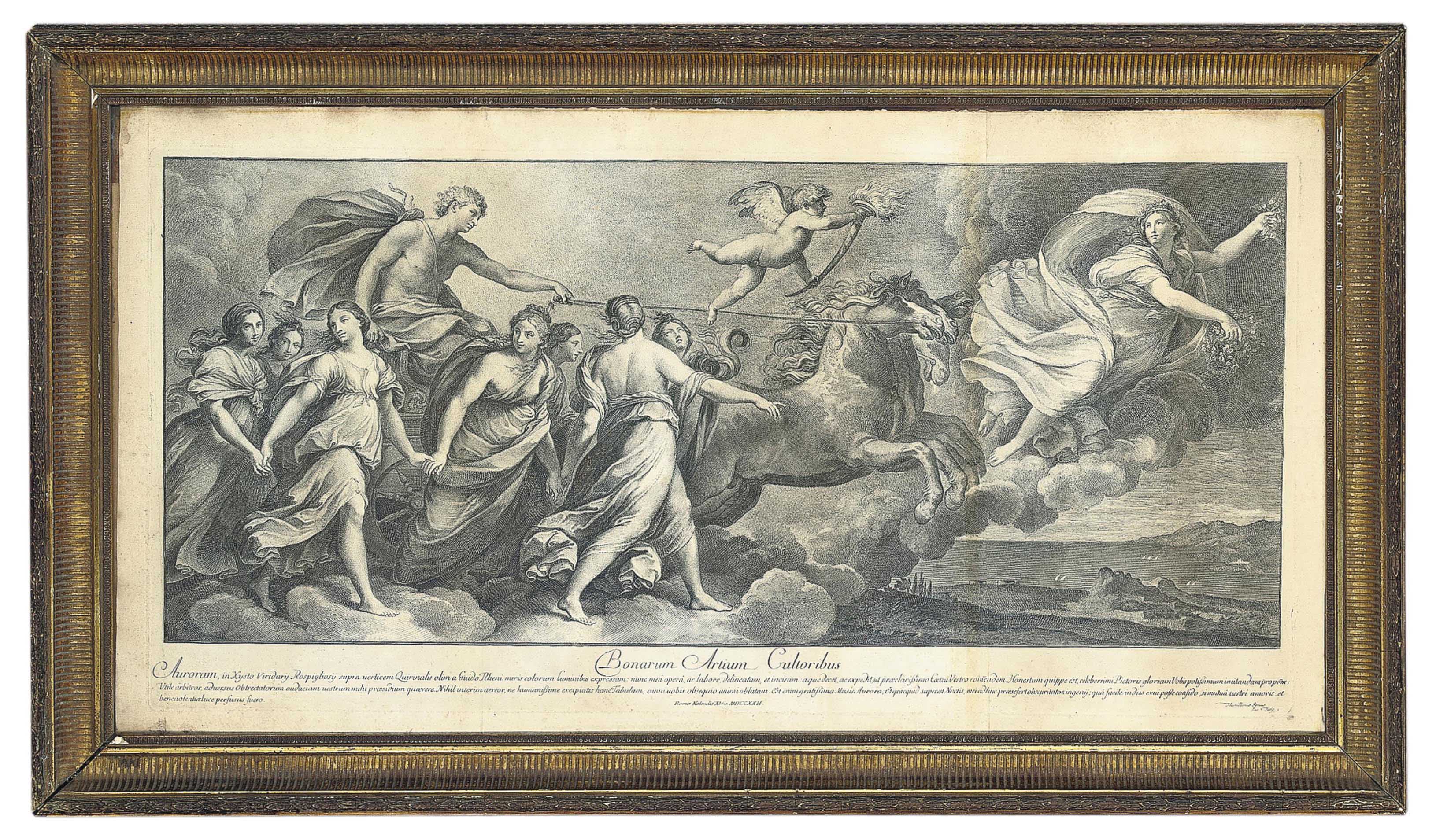 Guido Reni — Колесница Авроры, Вакх и Ариадна