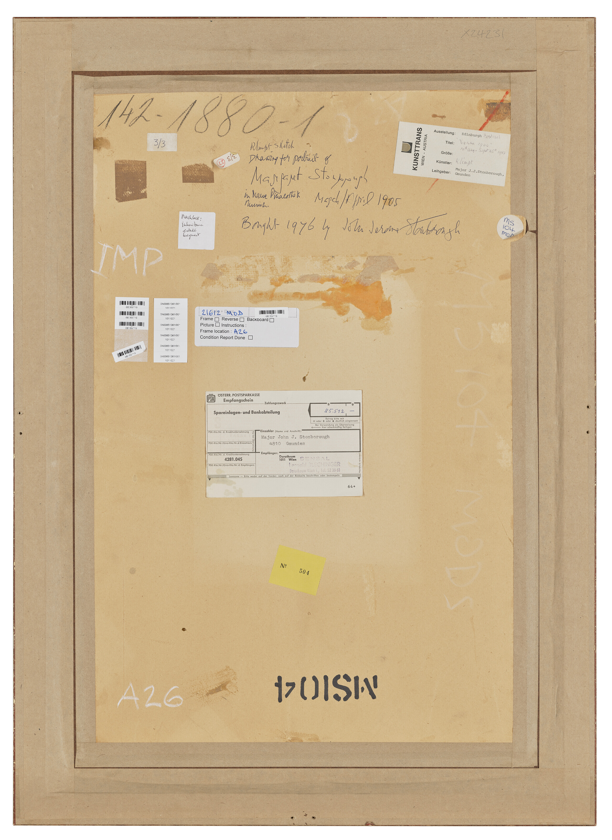 Gustav Klimt — Маргарет Стонборо-Витгенштейн (Margaret Stonborough-Wittgenstein), автор книги "Мир, в котором мы живем", изображение 3