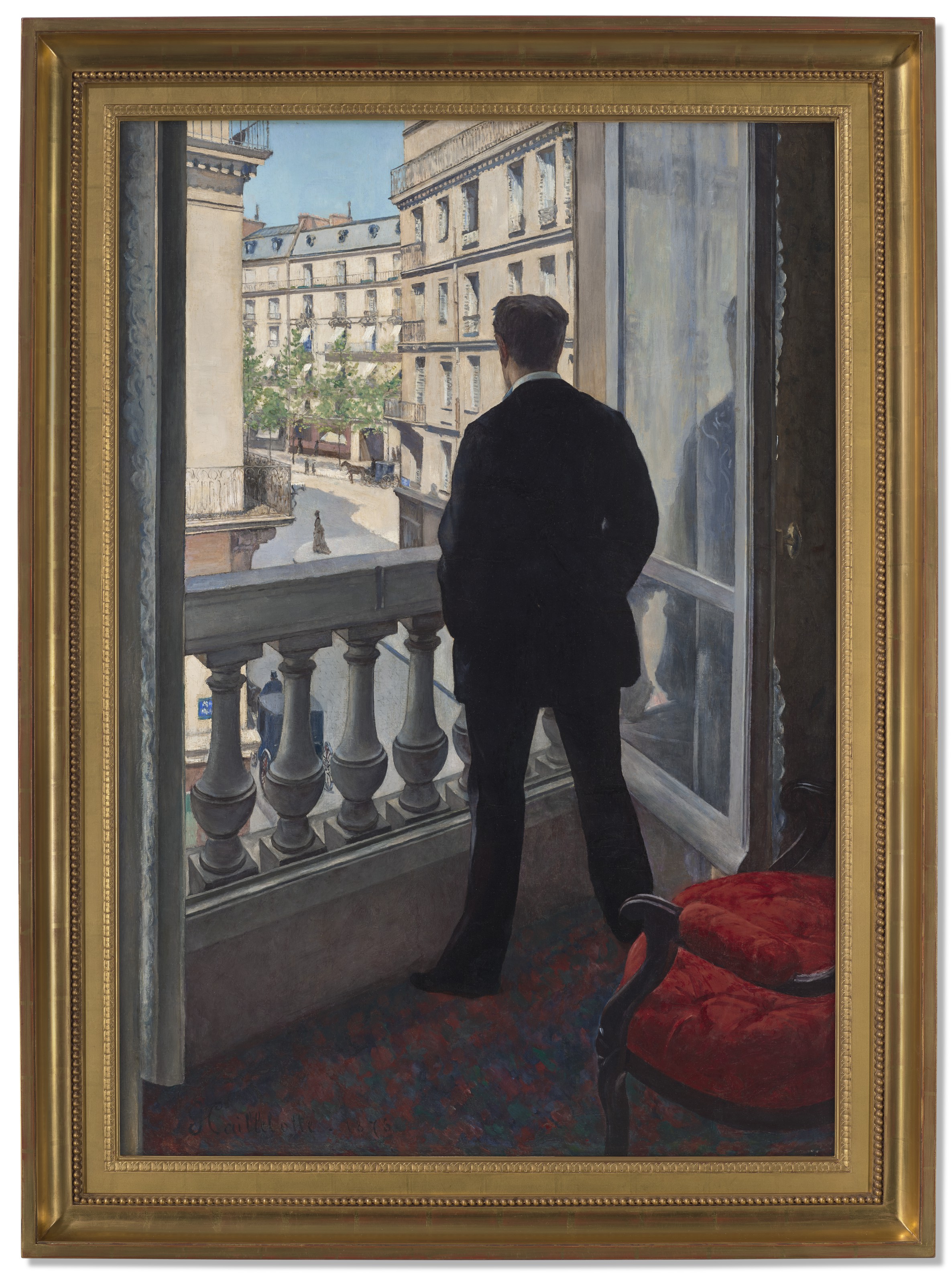 Gustave Caillebotte — Молодой человек у окна, изображение 2