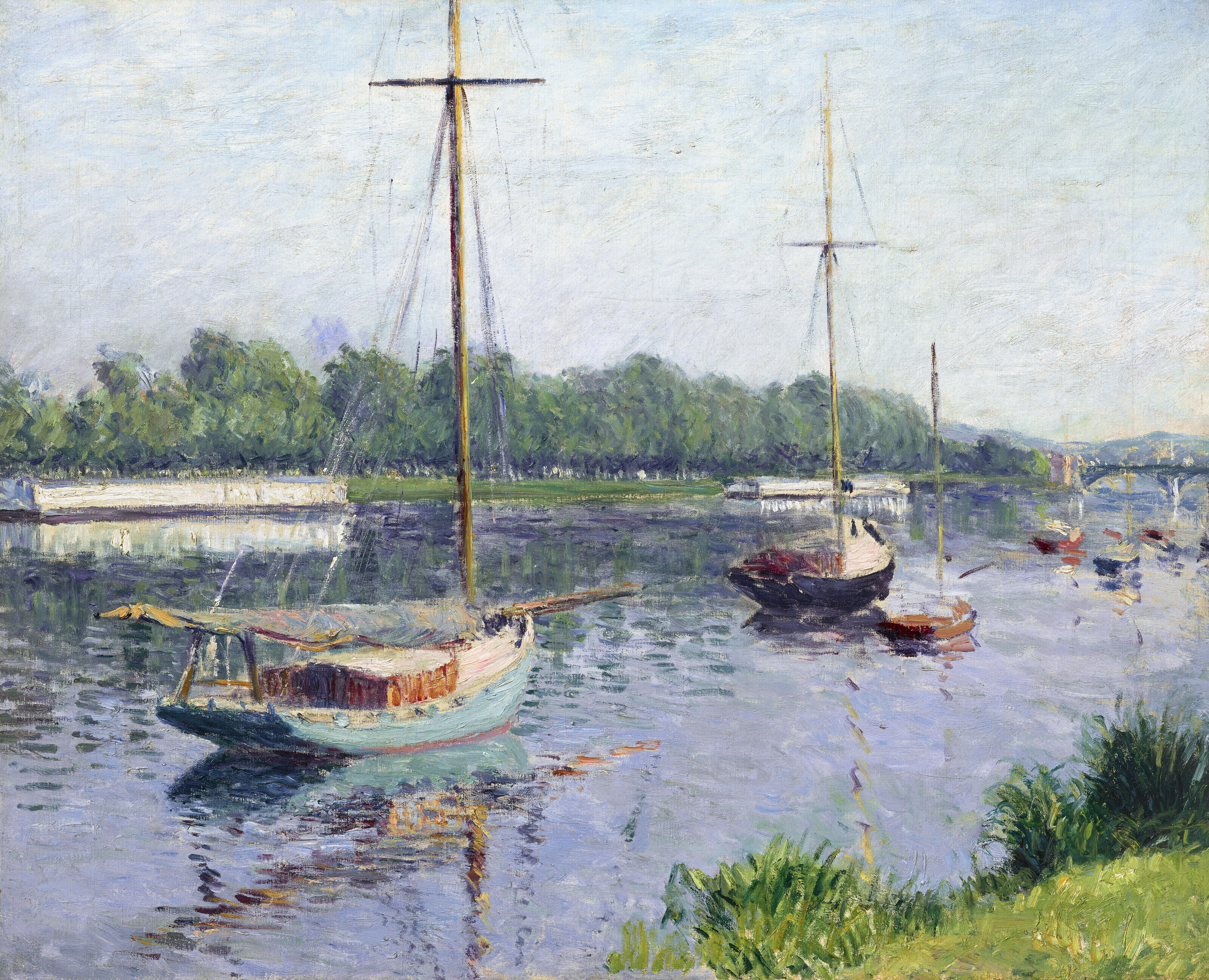 Gustave Caillebotte — Ле-Бассин-д'Аржантей, изображение 2
