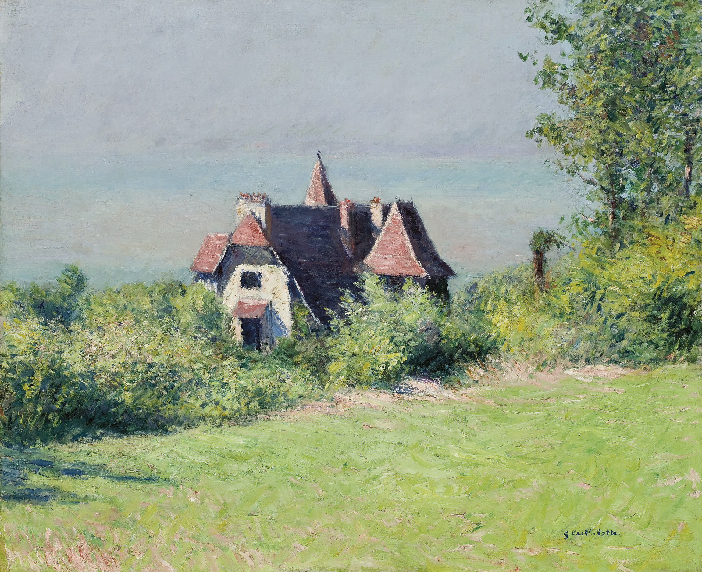 Gustave Caillebotte — Настоящая вилла в Трувиле