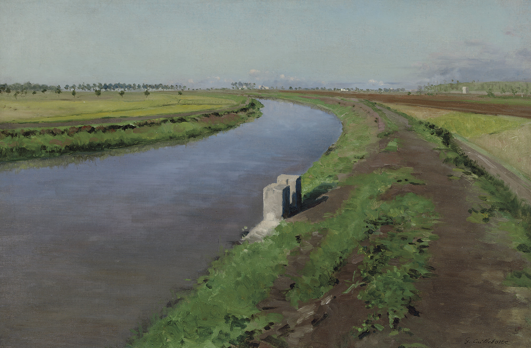 Gustave Caillebotte — Берег канала, пре-де-Неаполь
