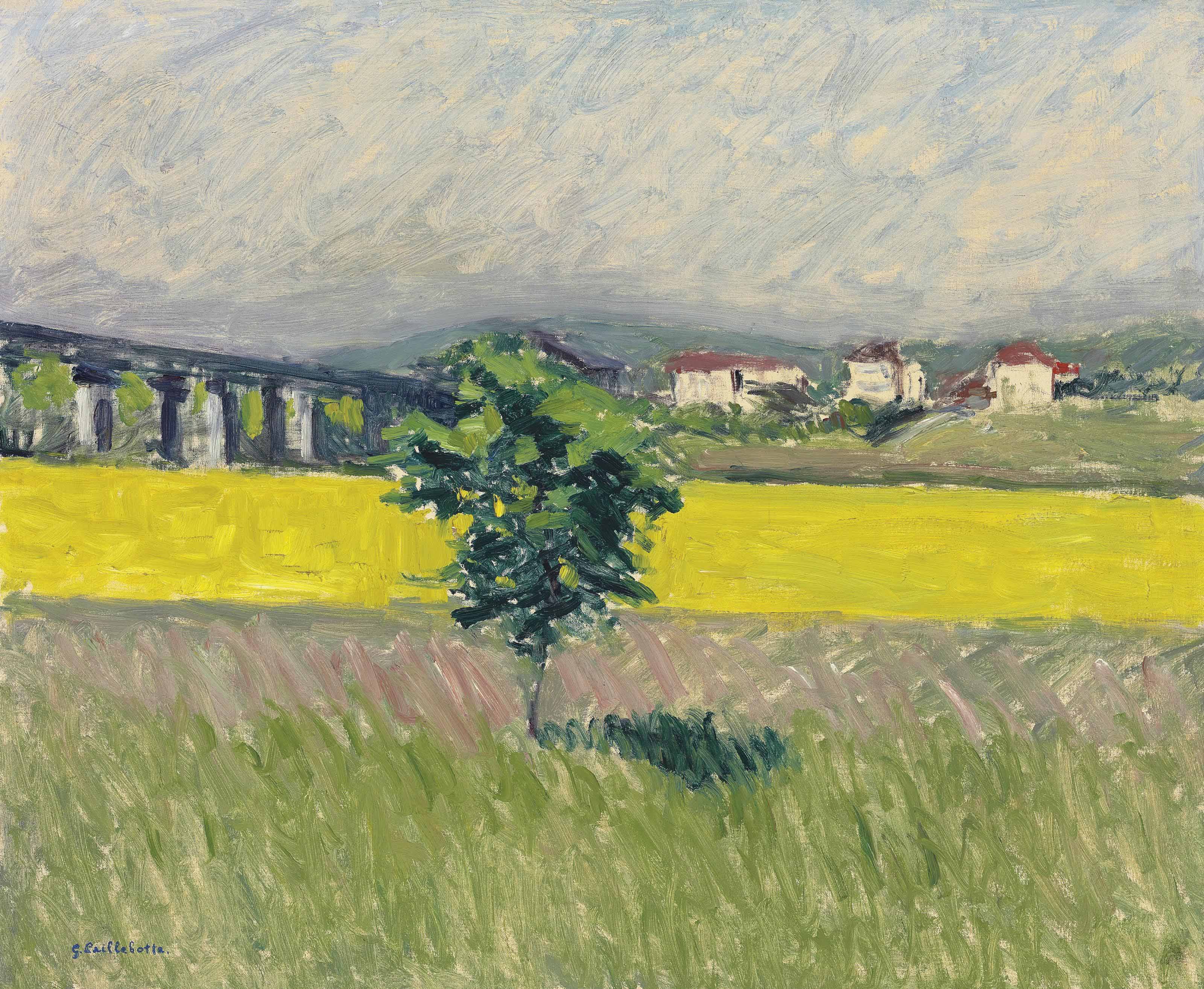 Gustave Caillebotte — Прерия Пон-д'Аржантей