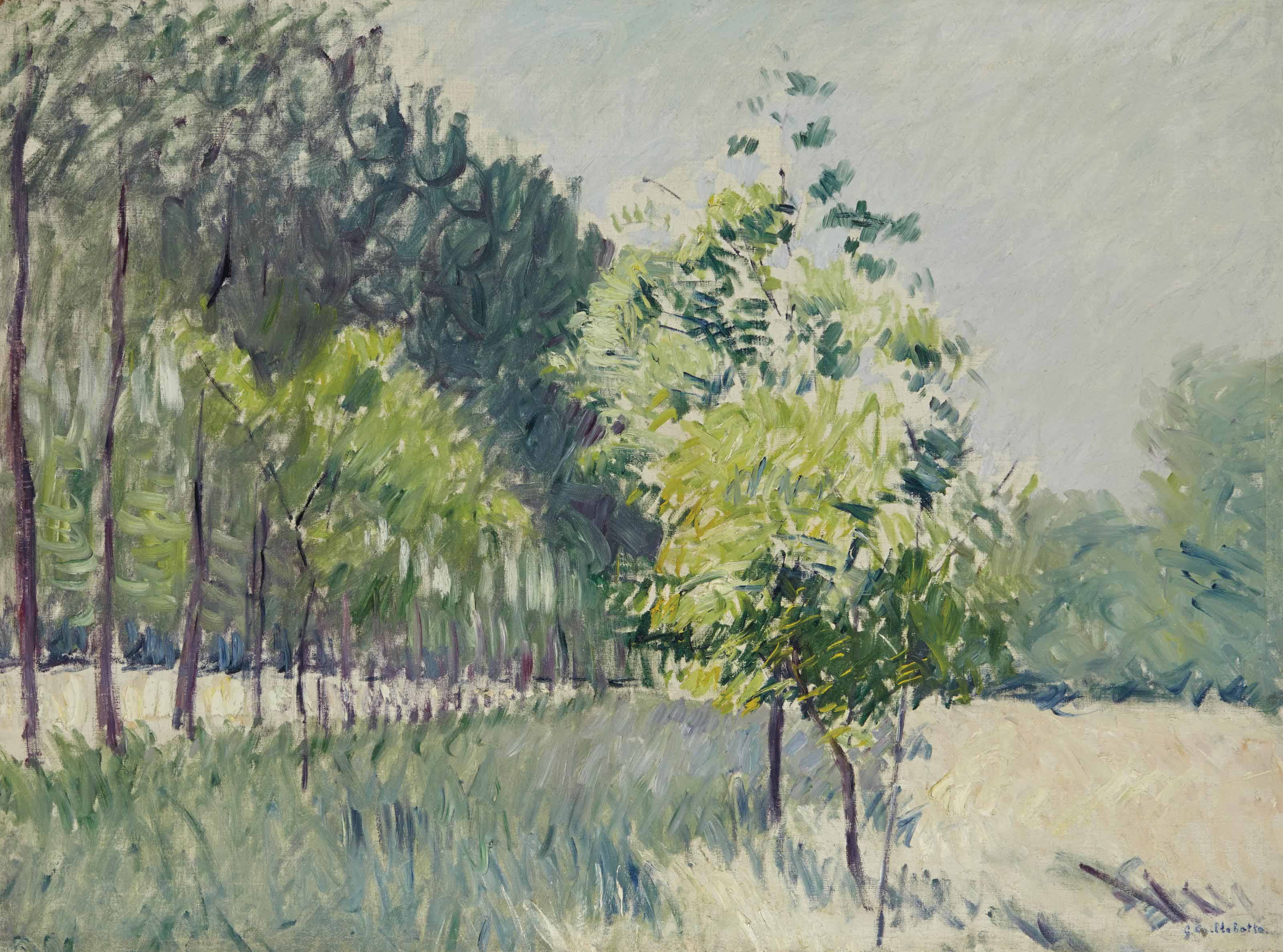 Gustave Caillebotte — Алле борде д'Арбр