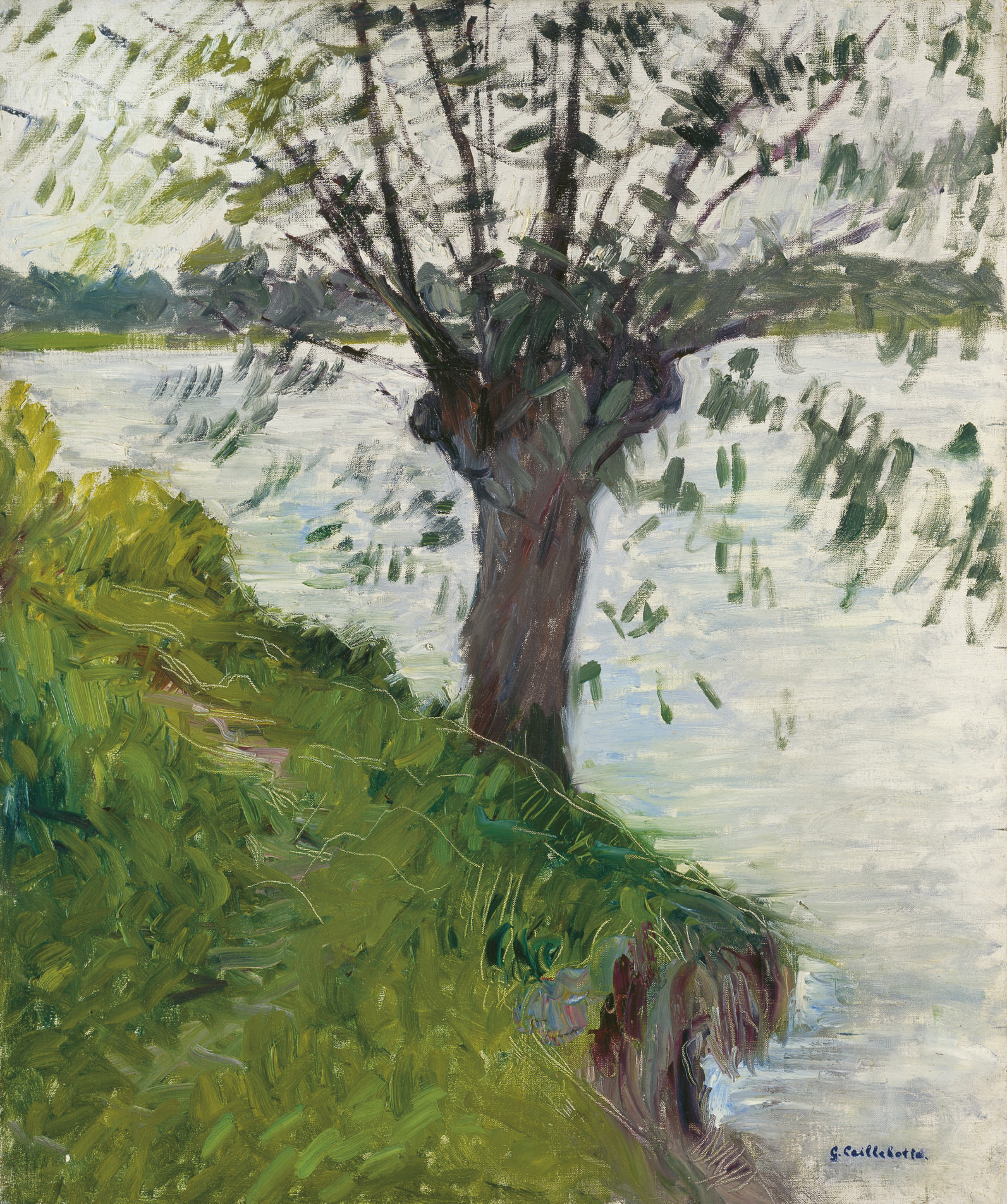 Gustave Caillebotte — Море на берегу реки