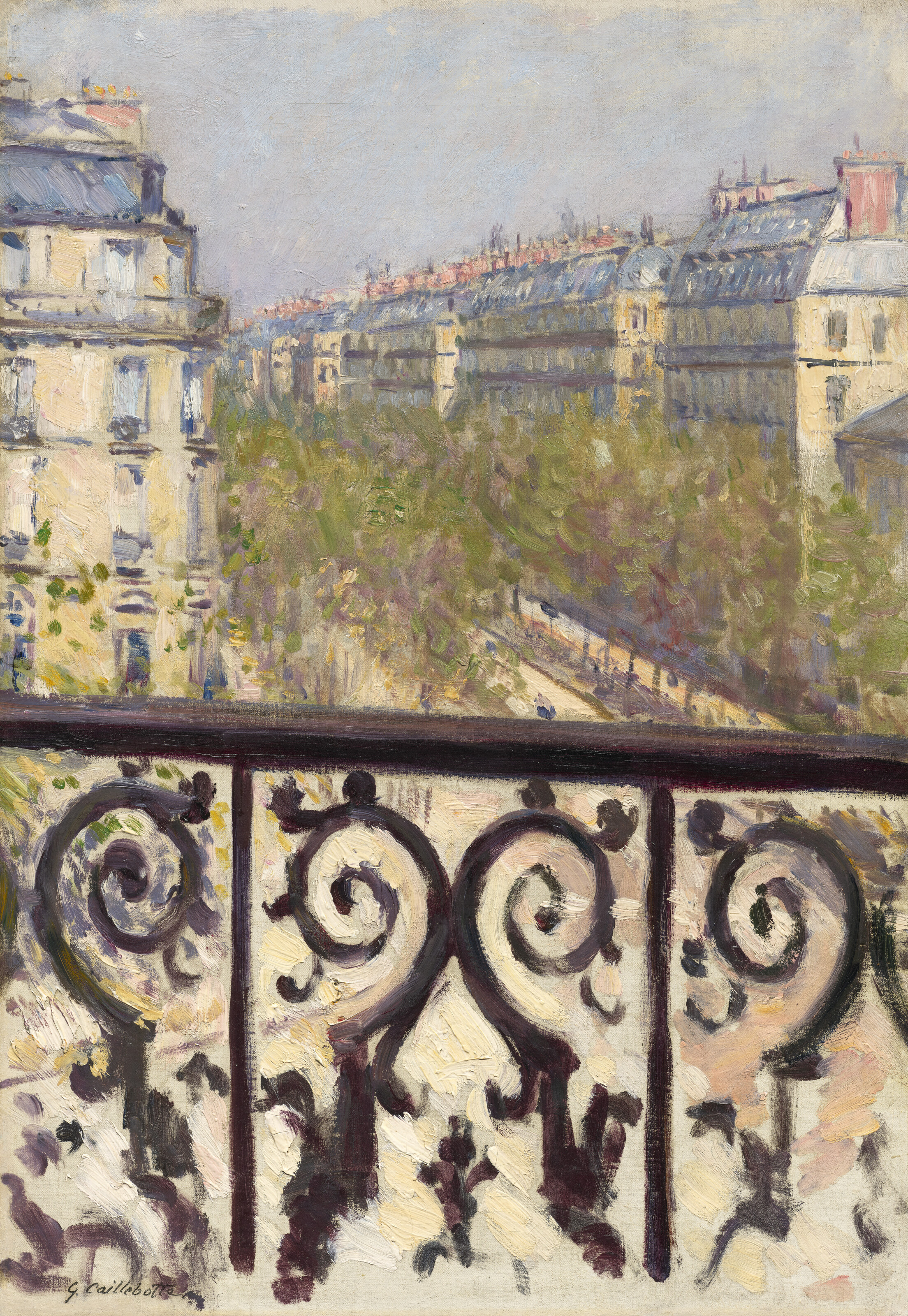 Gustave Caillebotte — Балкон, бульвар Осман