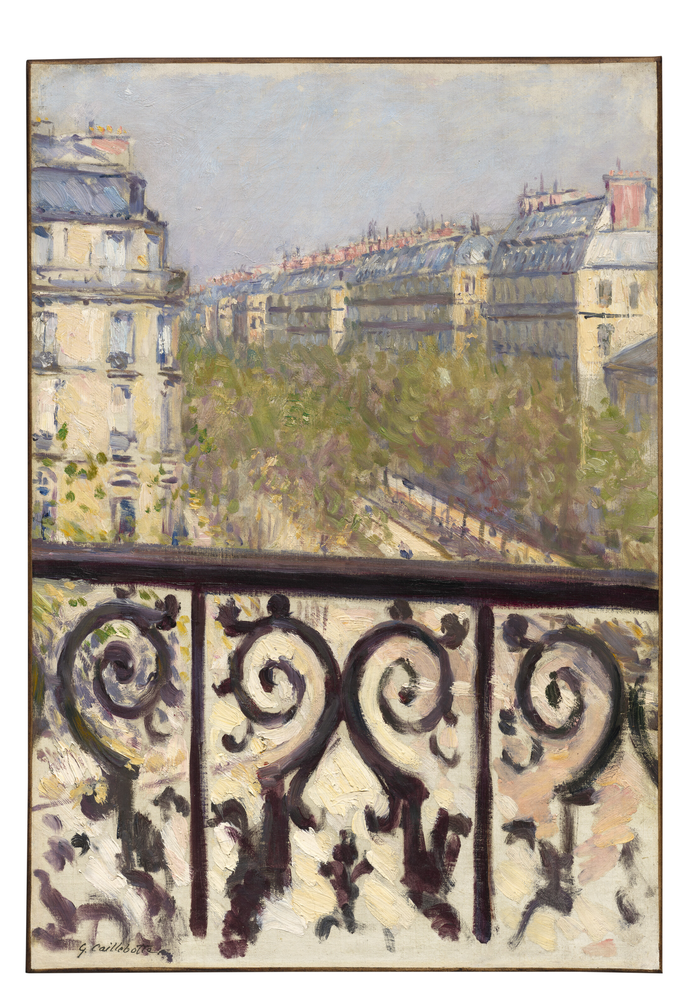 Gustave Caillebotte — Балкон, бульвар Осман, изображение 2