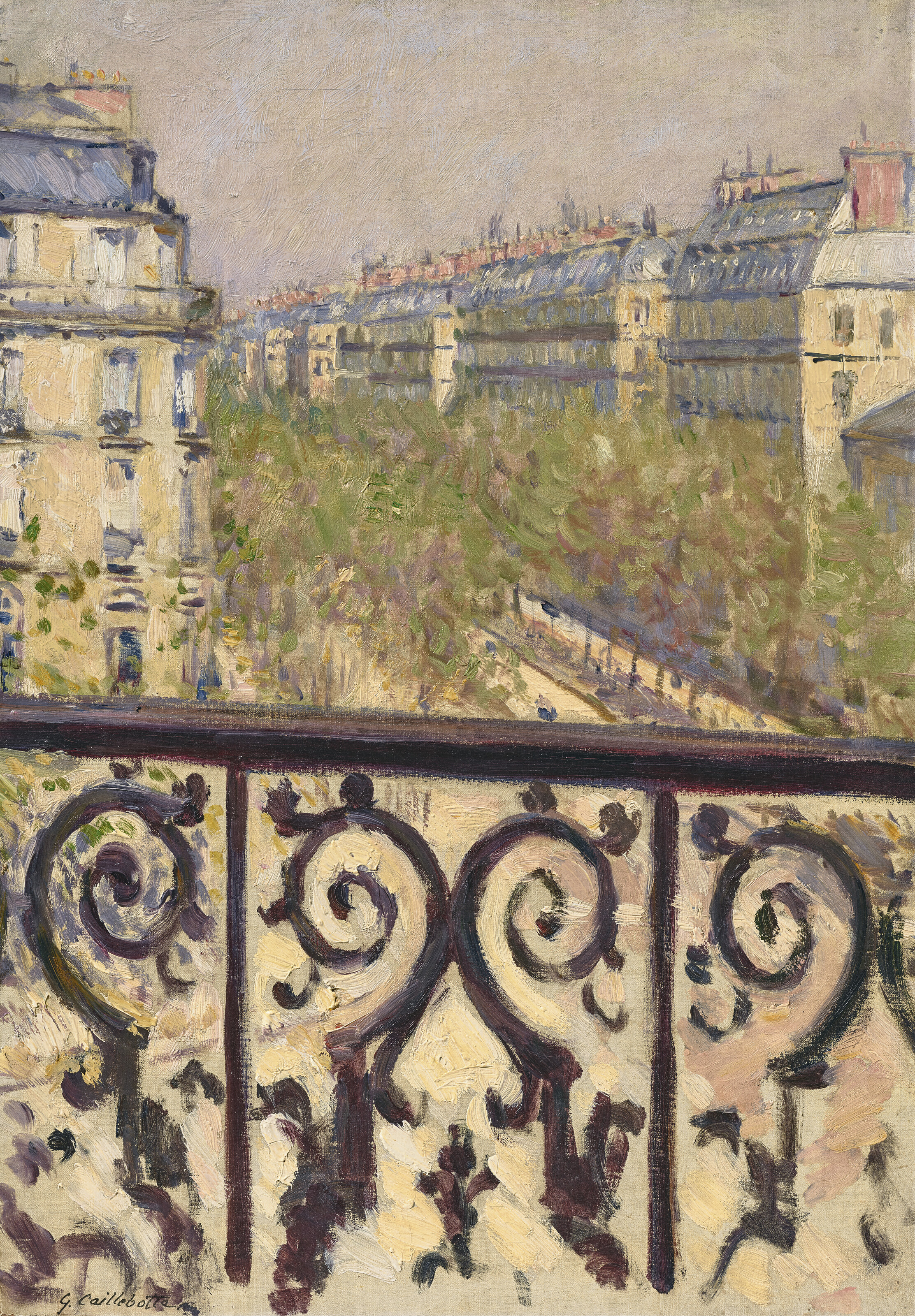 Gustave Caillebotte — Балкон, бульвар Осман