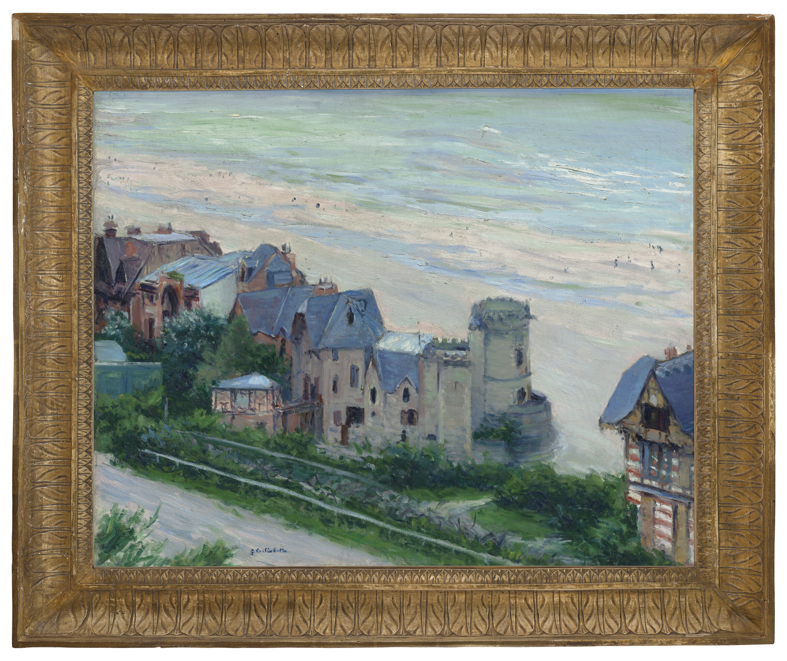 Gustave Caillebotte — Трувиль, пляж и виллы, изображение 2