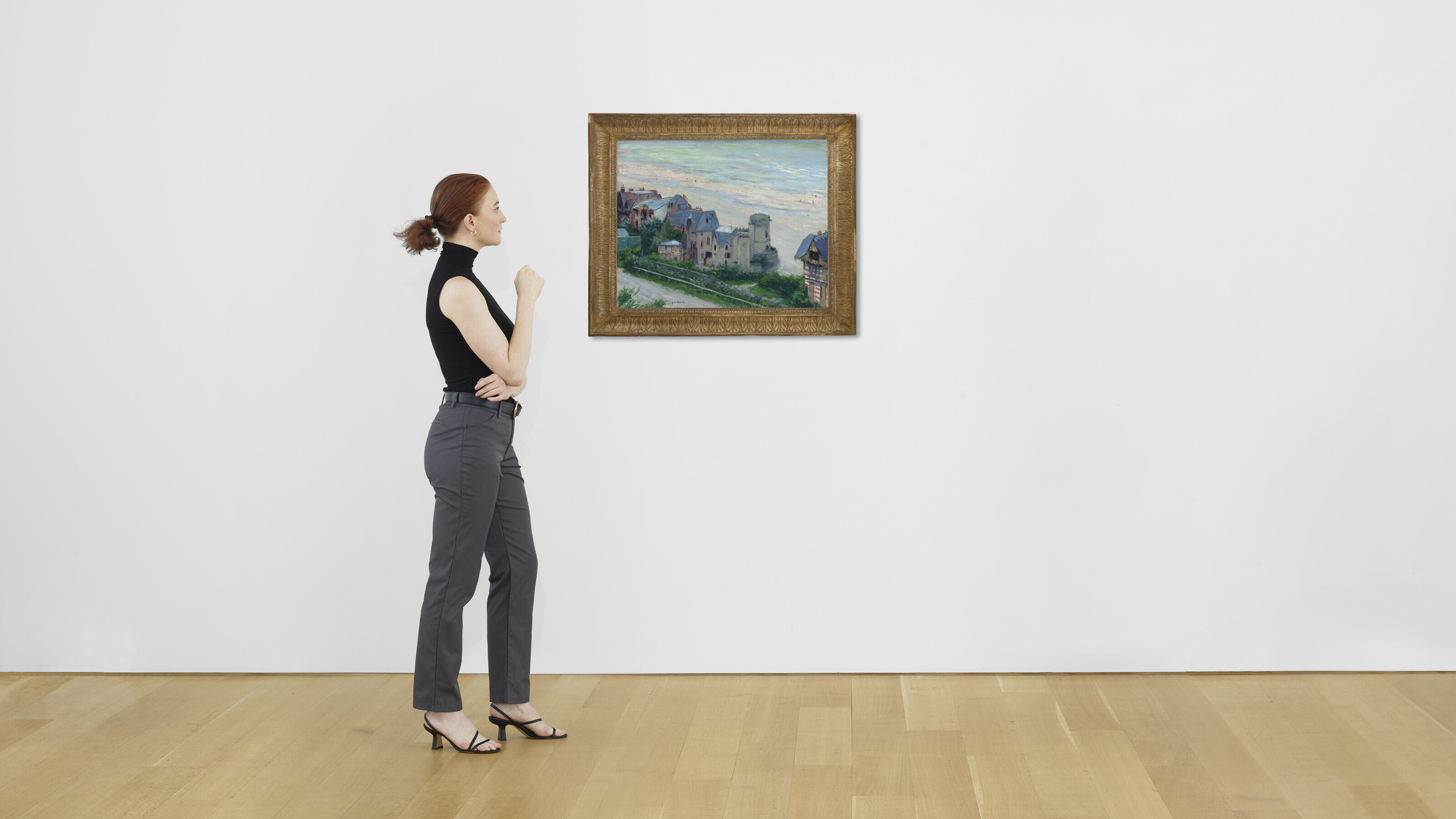 Gustave Caillebotte — Трувиль, пляж и виллы, изображение 3