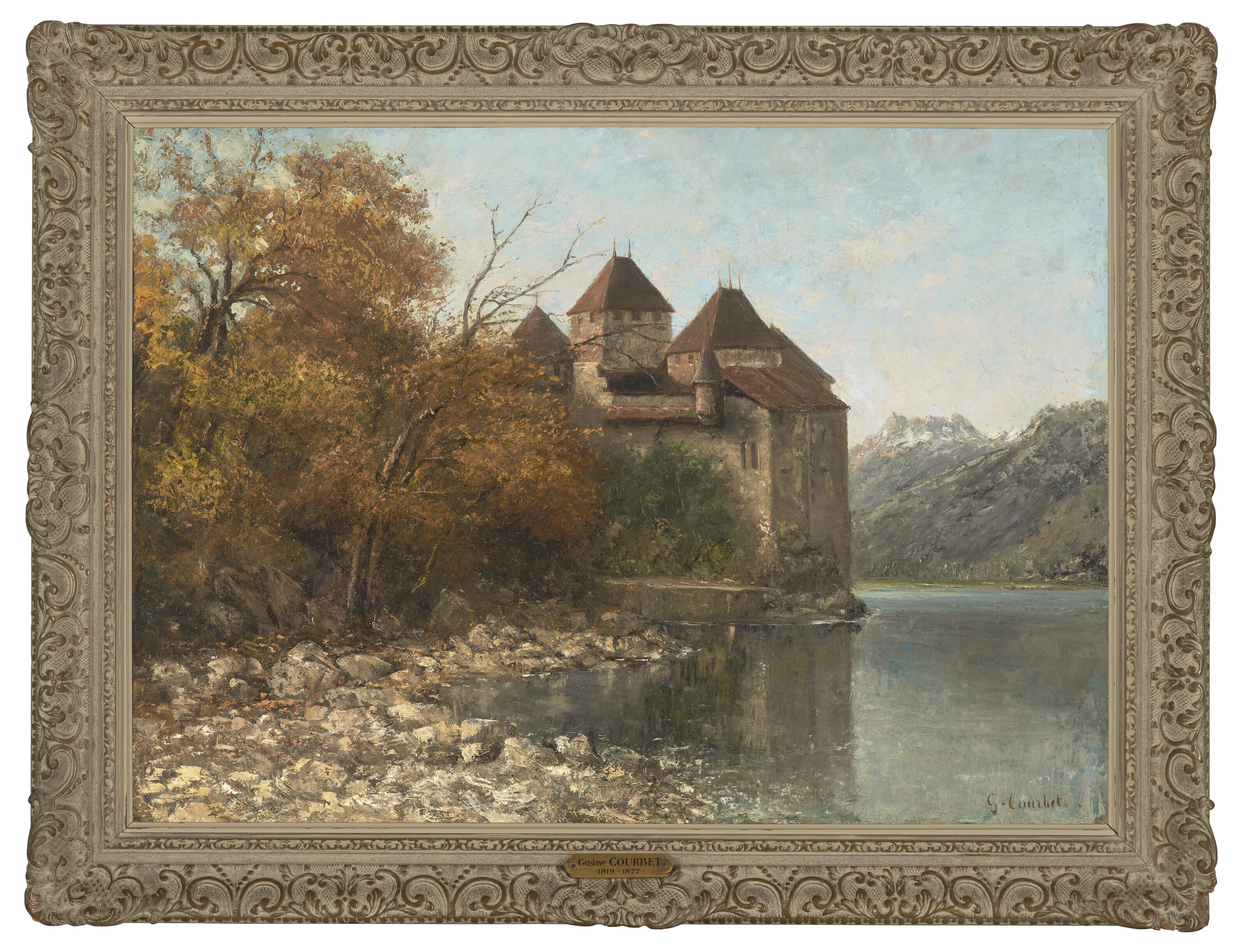 Gustave Courbet — Шильонский замок, Женевское озеро, изображение 2