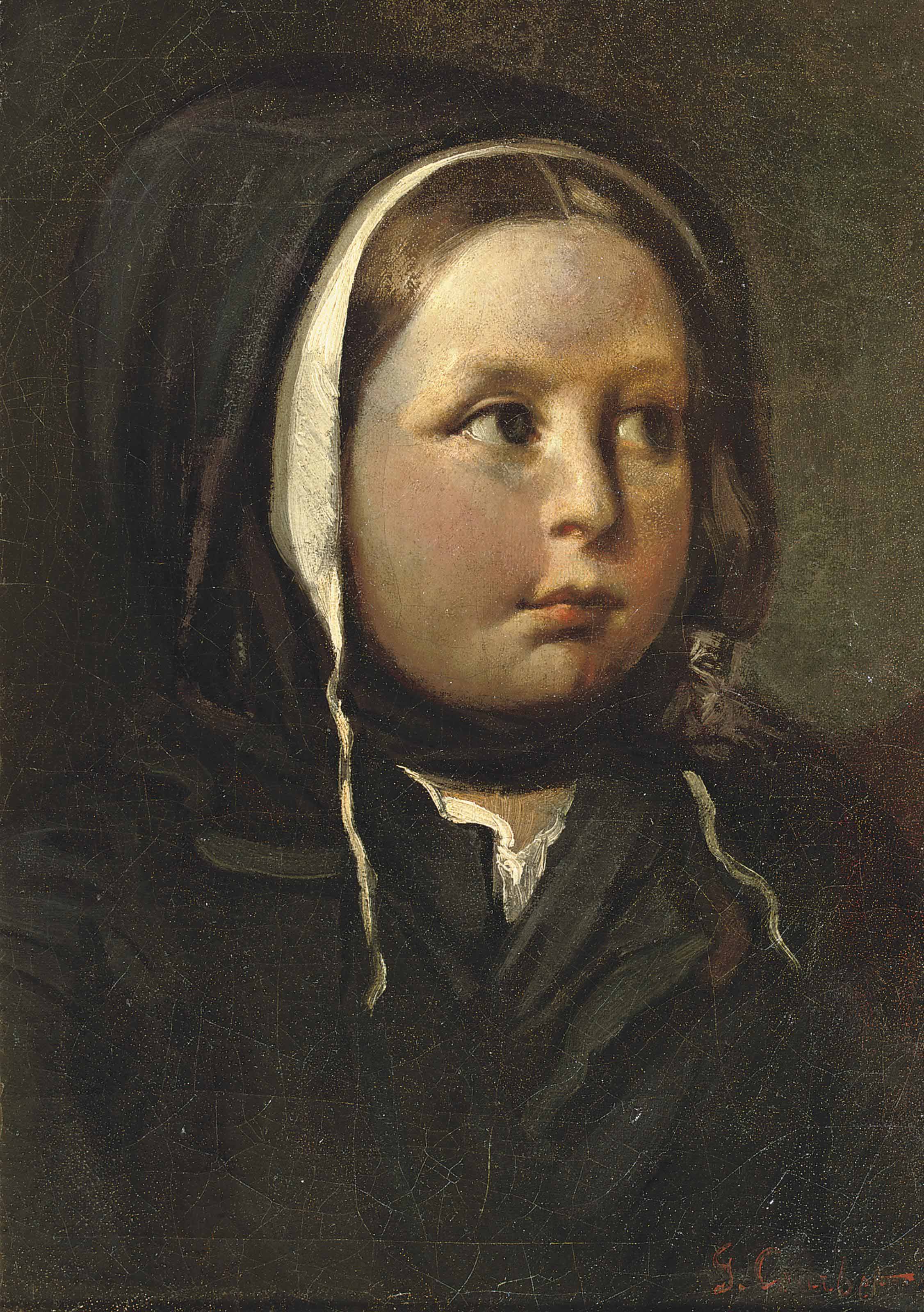 Gustave Courbet — Портрет юной филлетки