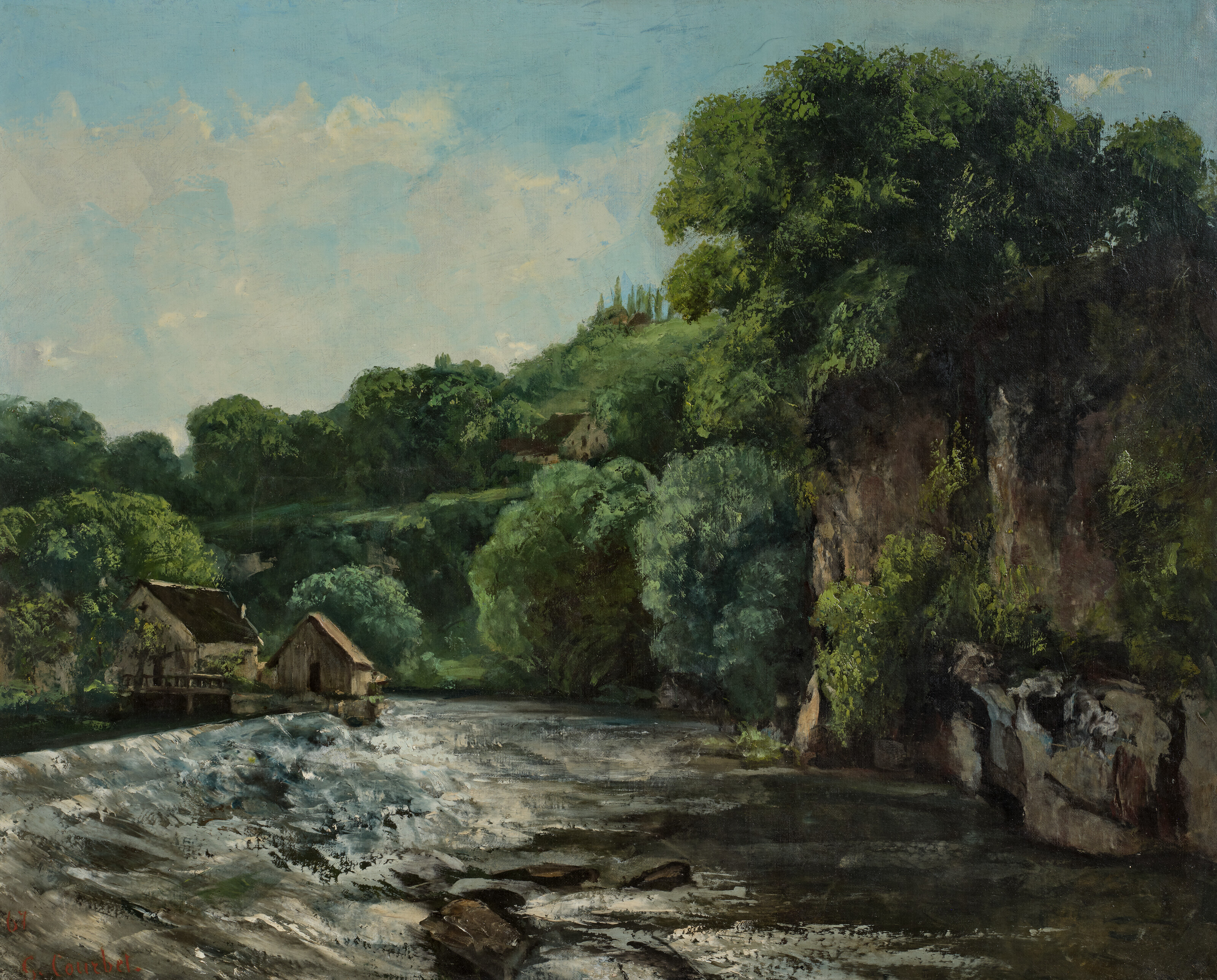 Gustave Courbet — Заградительный огонь для Орнанцев, или Оправдание Лу