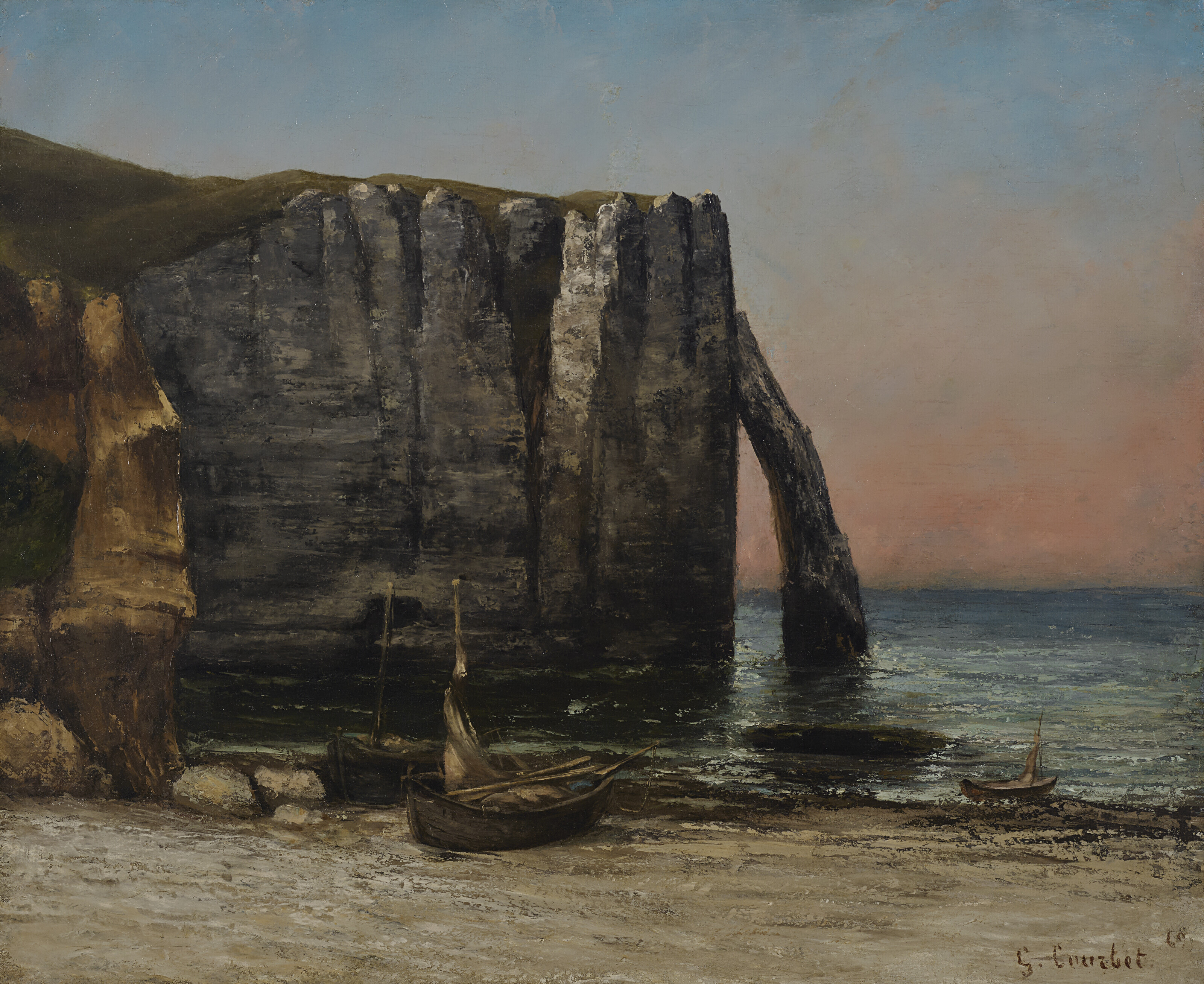 Gustave Courbet — Площадь-Порт-д'Аваль