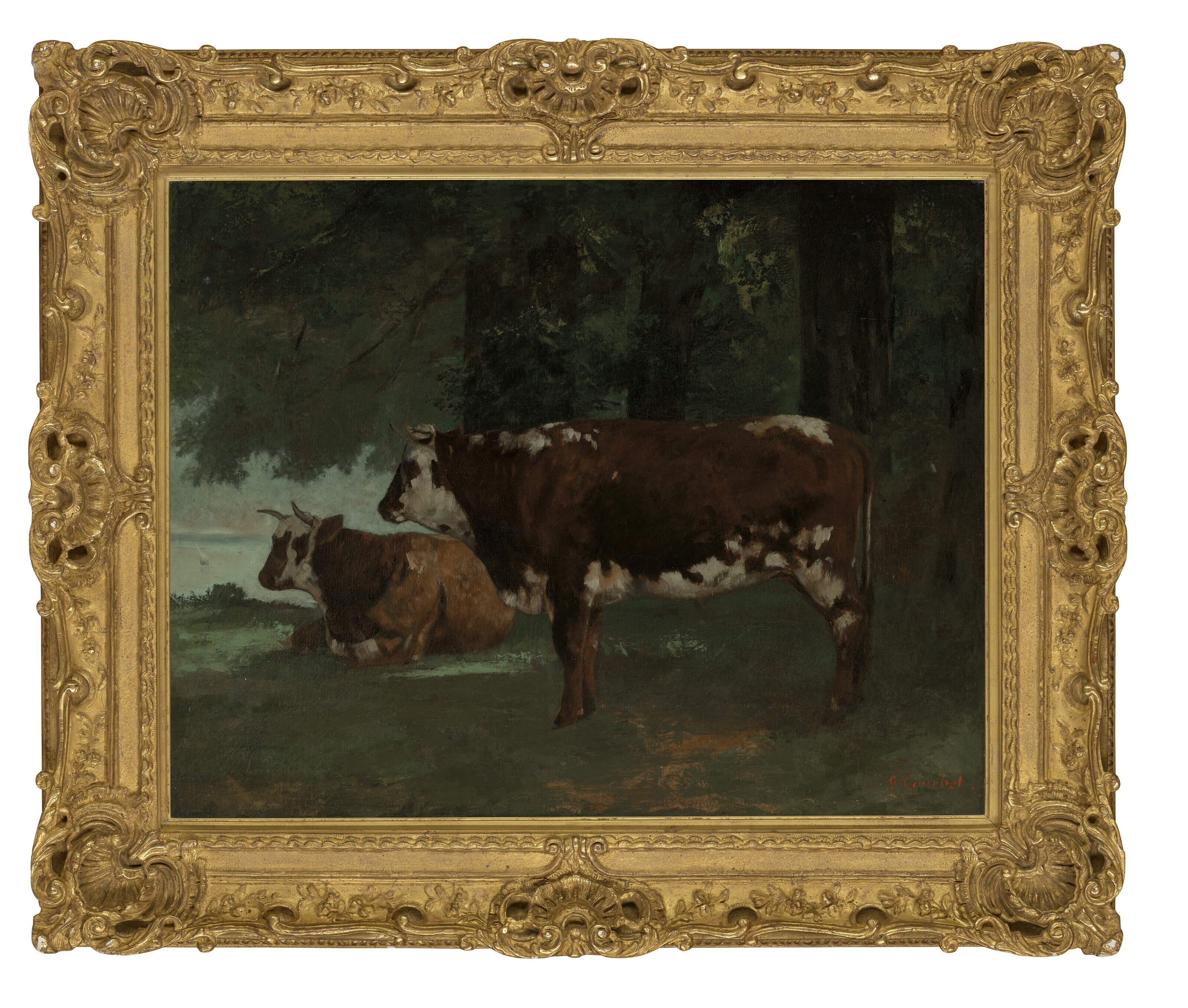 Gustave Courbet — Двое мужчин в халате маррон, изображение 2