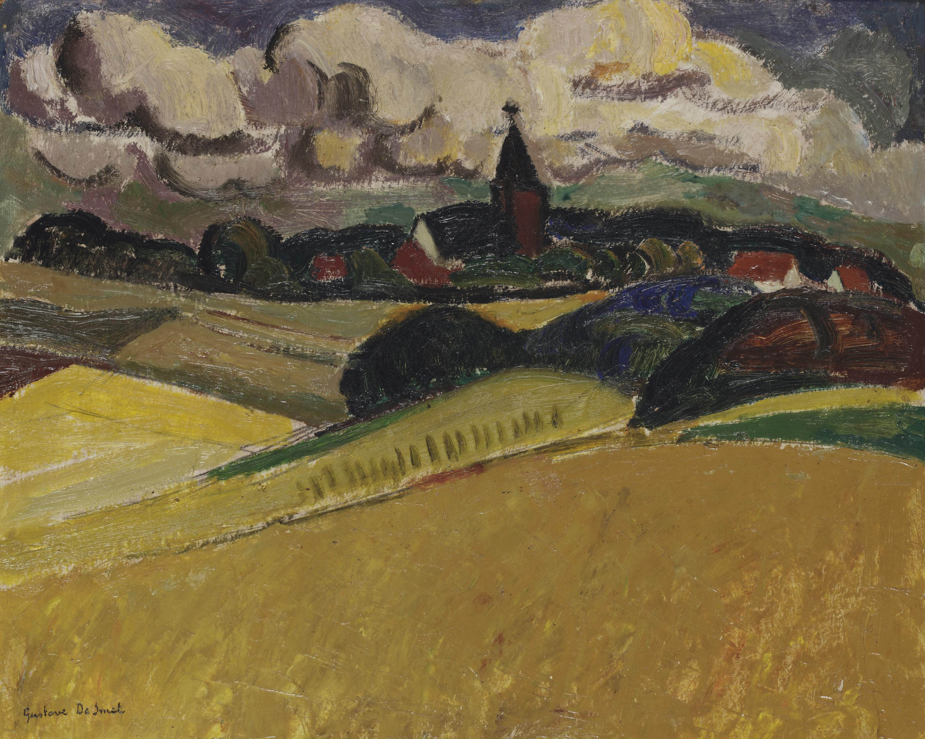Gustave de Smet — Вид на Бларикум