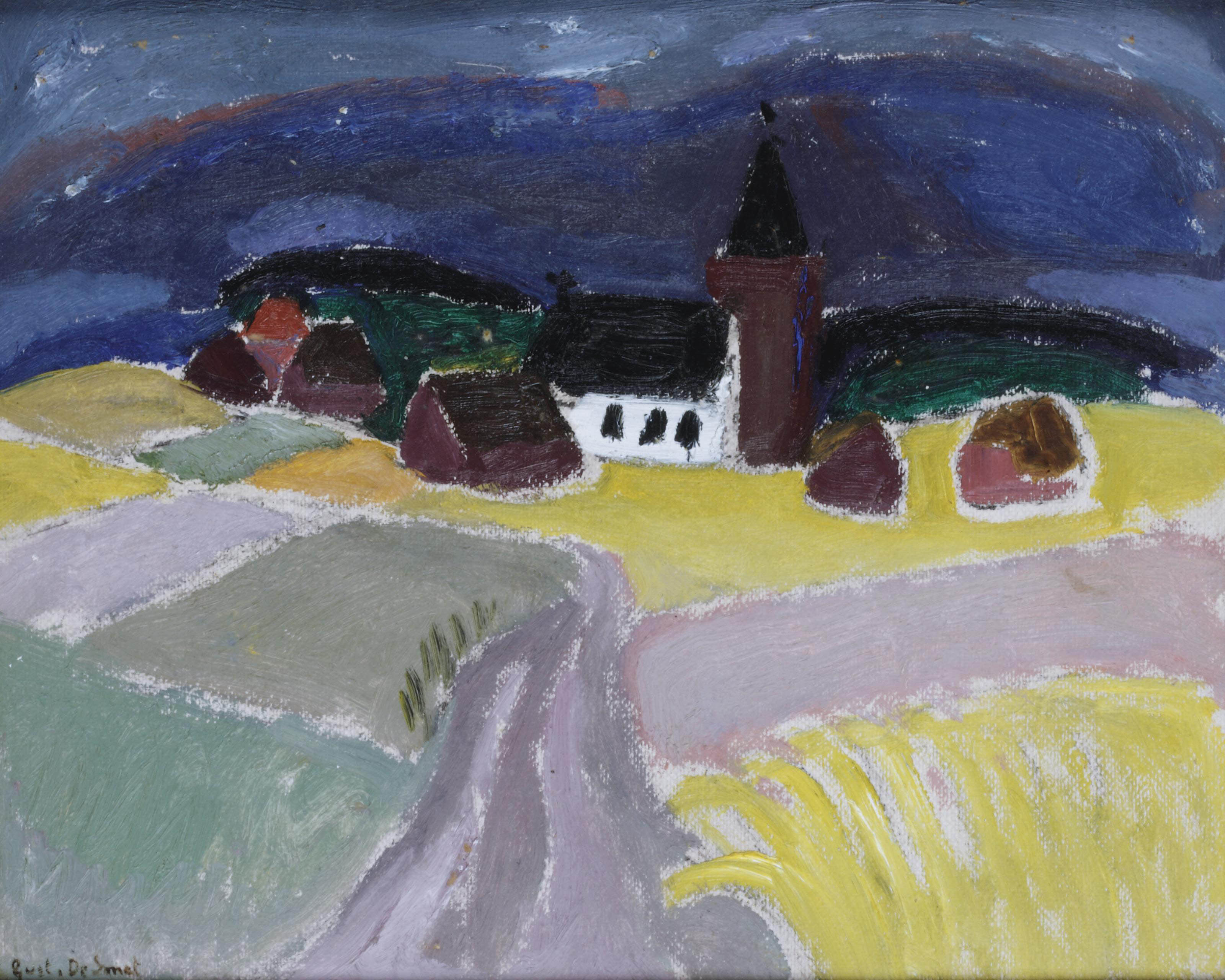 Gustave de Smet — Вид на Бларикум