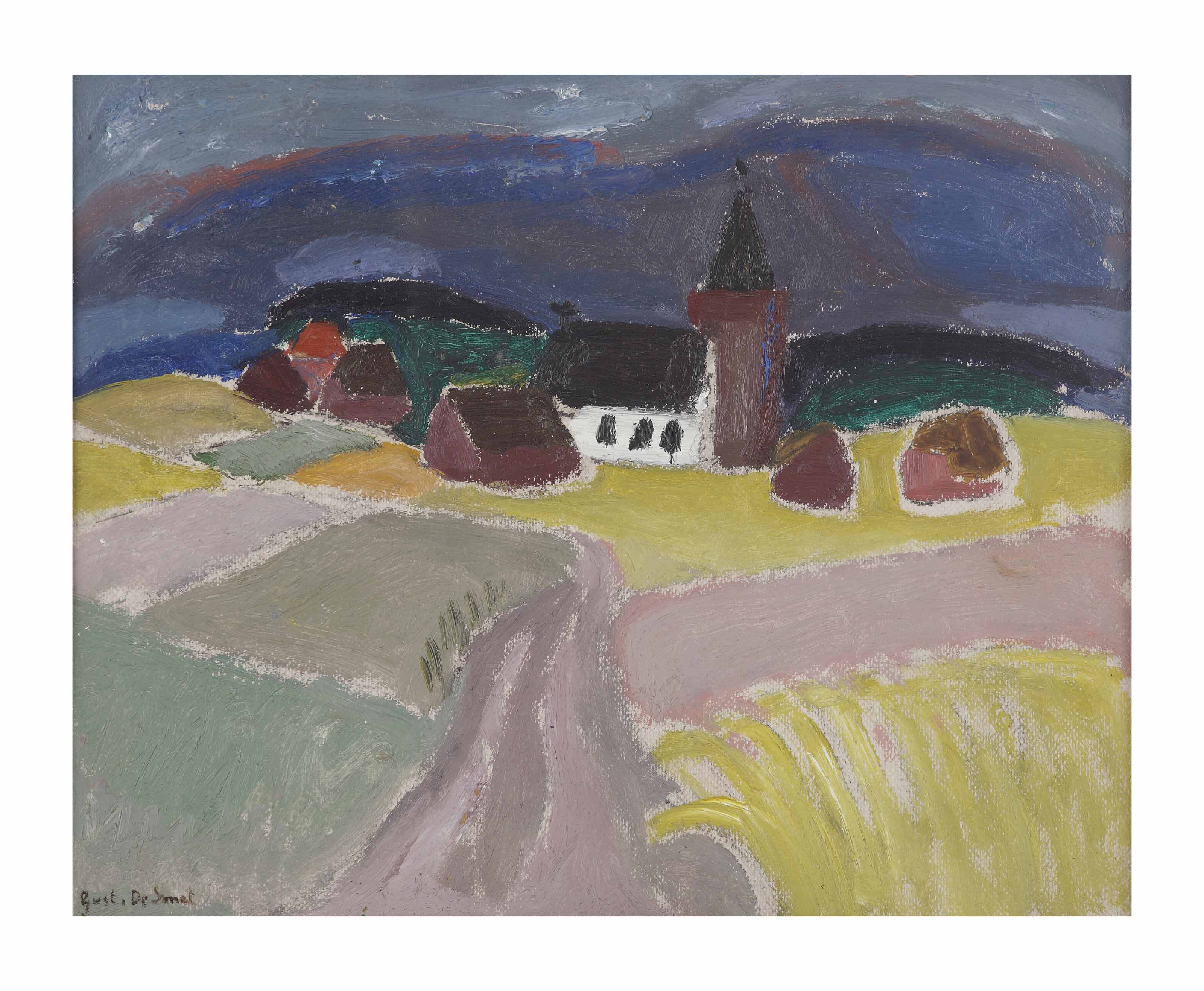 Gustave de Smet — Вид на Бларикум