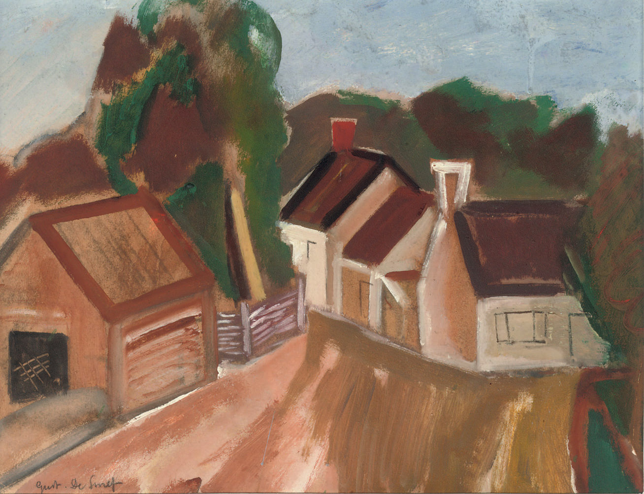 Gustave de Smet — Деревня