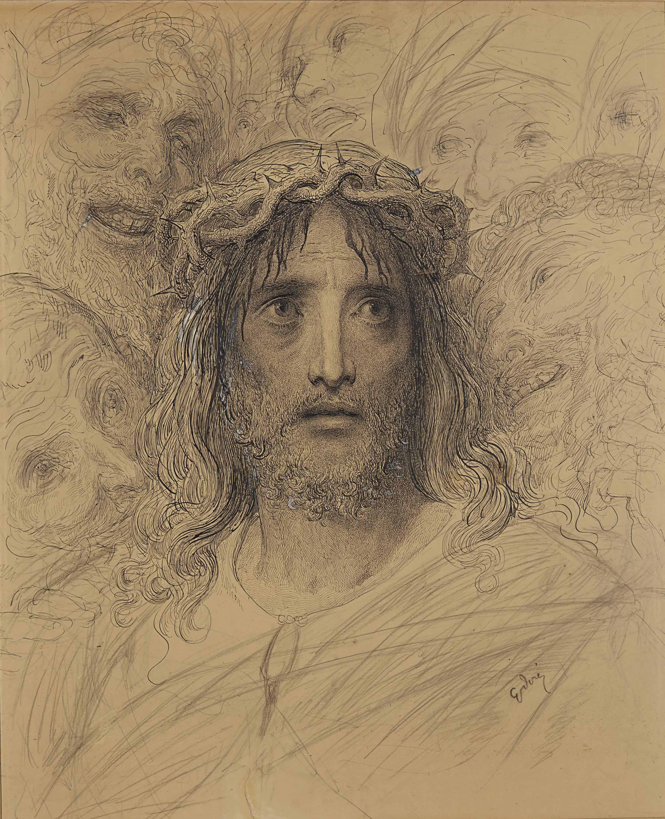 Gustave Dore — Христос среди бесчинств