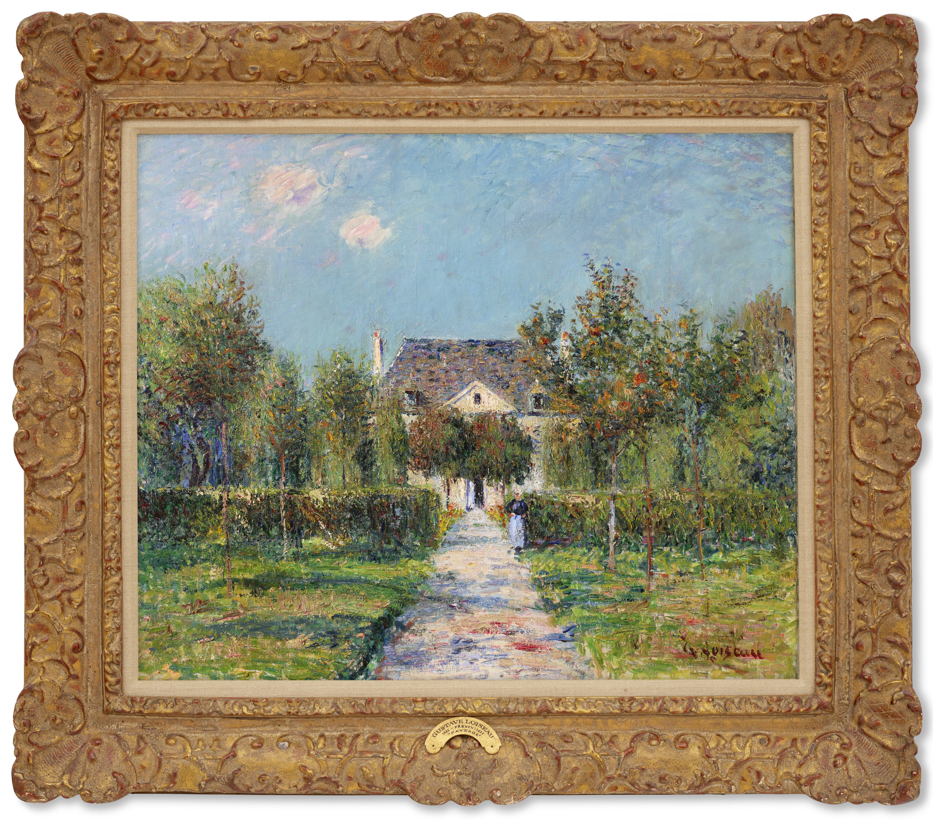 Gustave Loiseau — Отель мадемуазель Эрнестины, Сен-Жуэн (Финистер) у часовни мадемуазель Эрнестины, Сен-Жуэн, изображение 2