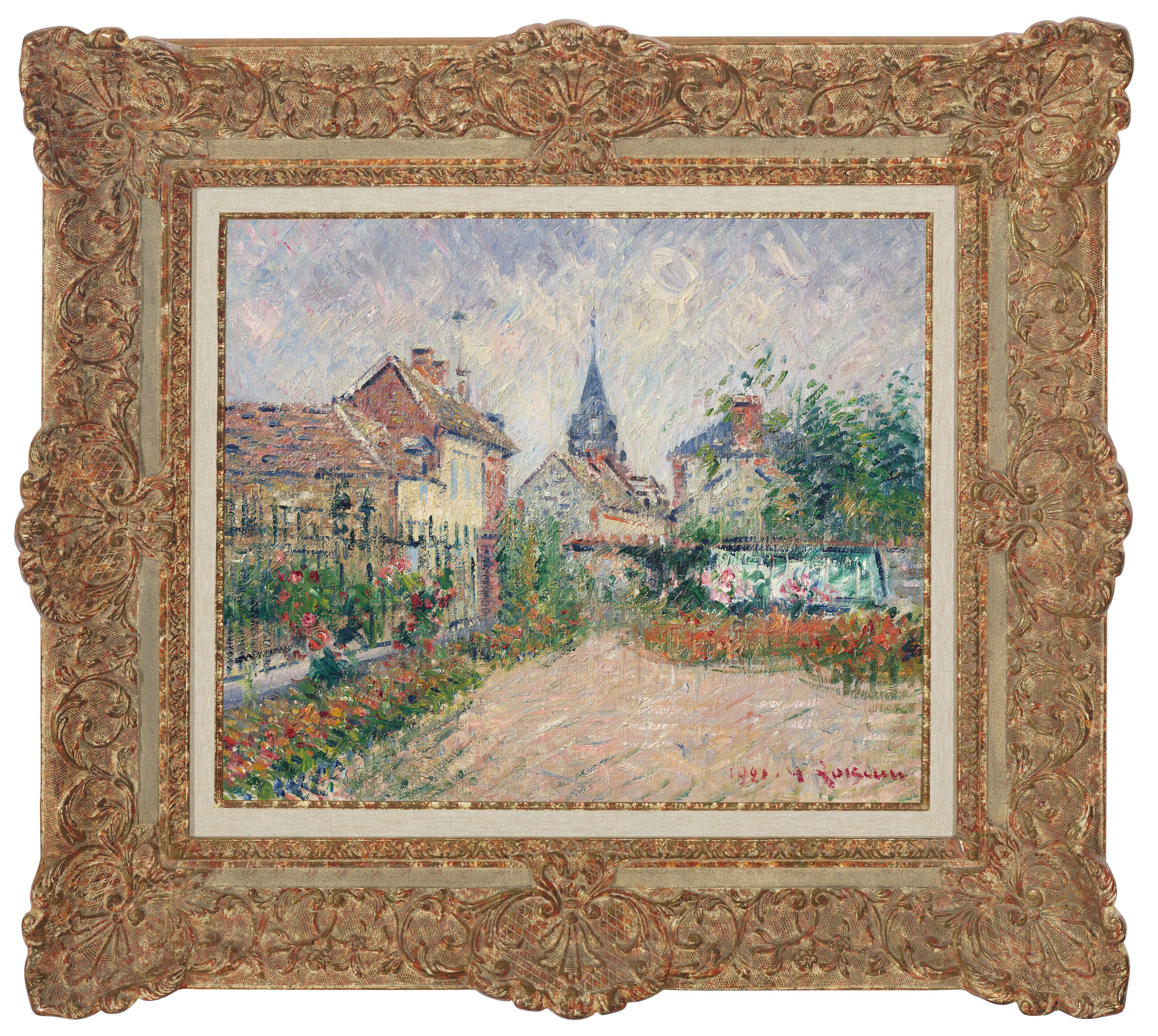 Gustave Loiseau — Улица Сен-Сир-дю-Водрей, Юр, изображение 2