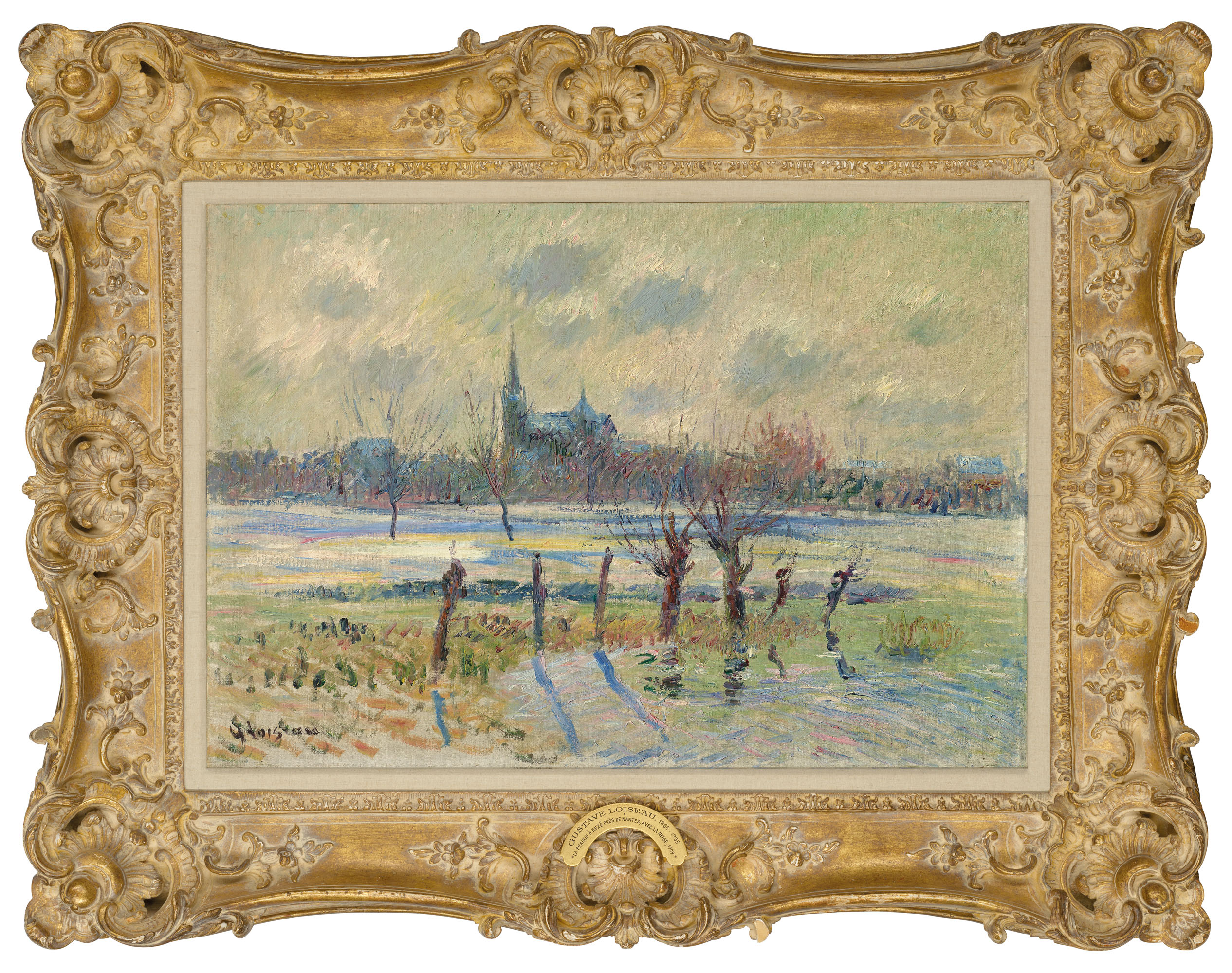 Gustave Loiseau — Ла-прерия в Резе-пре-де-Нант, изображение 2